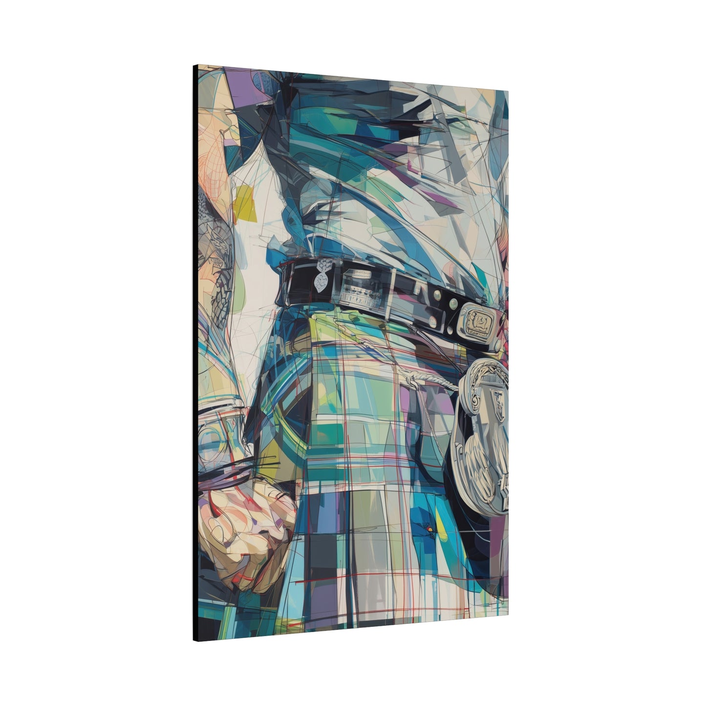 Gallery Wrapped Canvas, Kilts and Carnage Art Canvas, Erotic Pinup Art Canvas – Finn