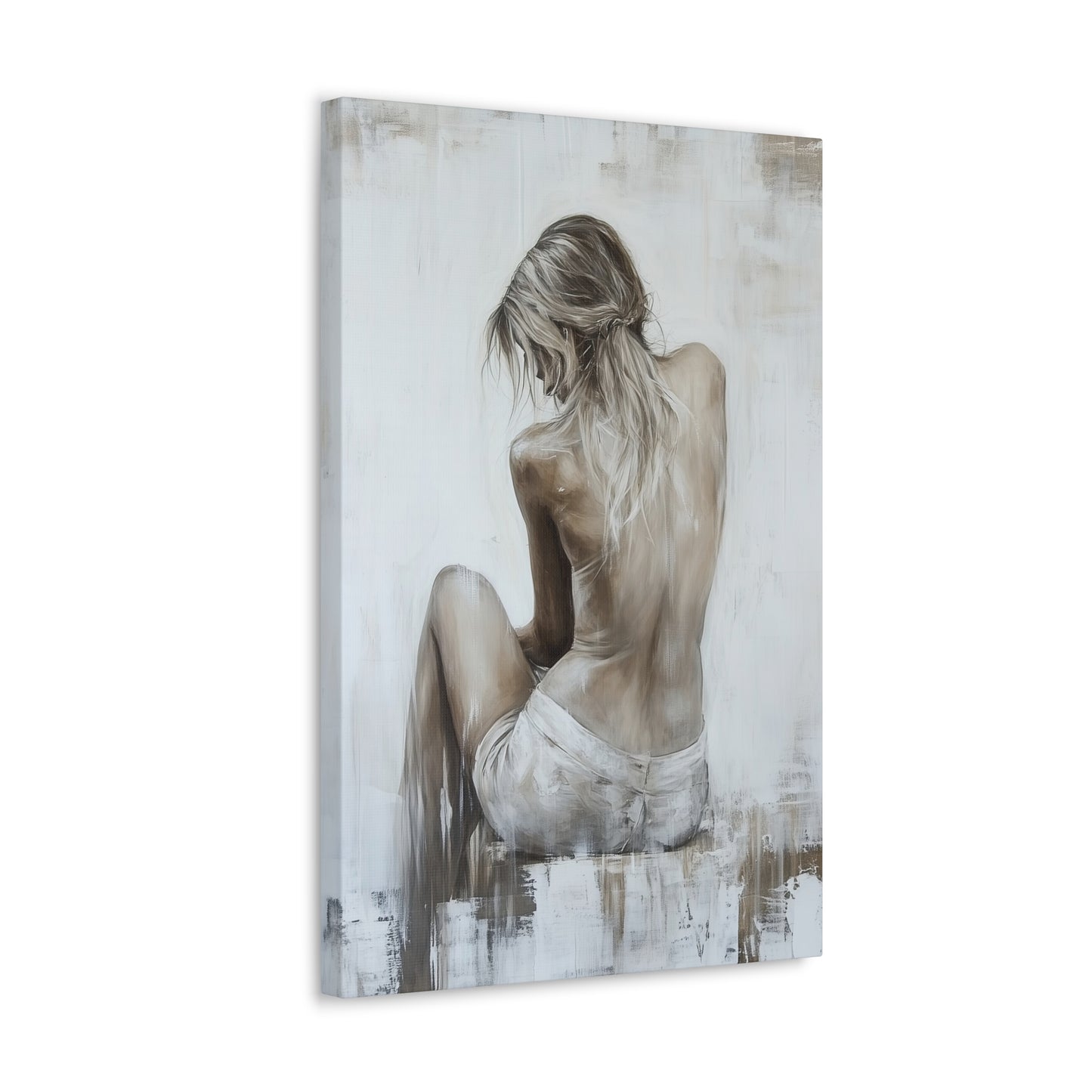 Gallery Wrapped Canvas, Sinners and Saints Art Canvas, Erotic Pinup Art Canvas – Katherine