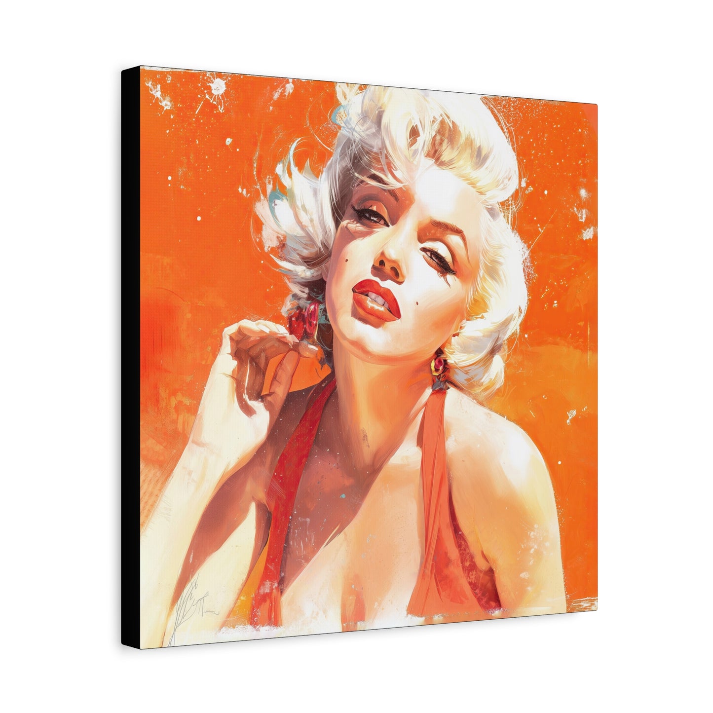 Gallery Wrapped Canvas, The Diva Project Art Canvas, Pinup Art Canvas – Marilyn Monroe - THREE