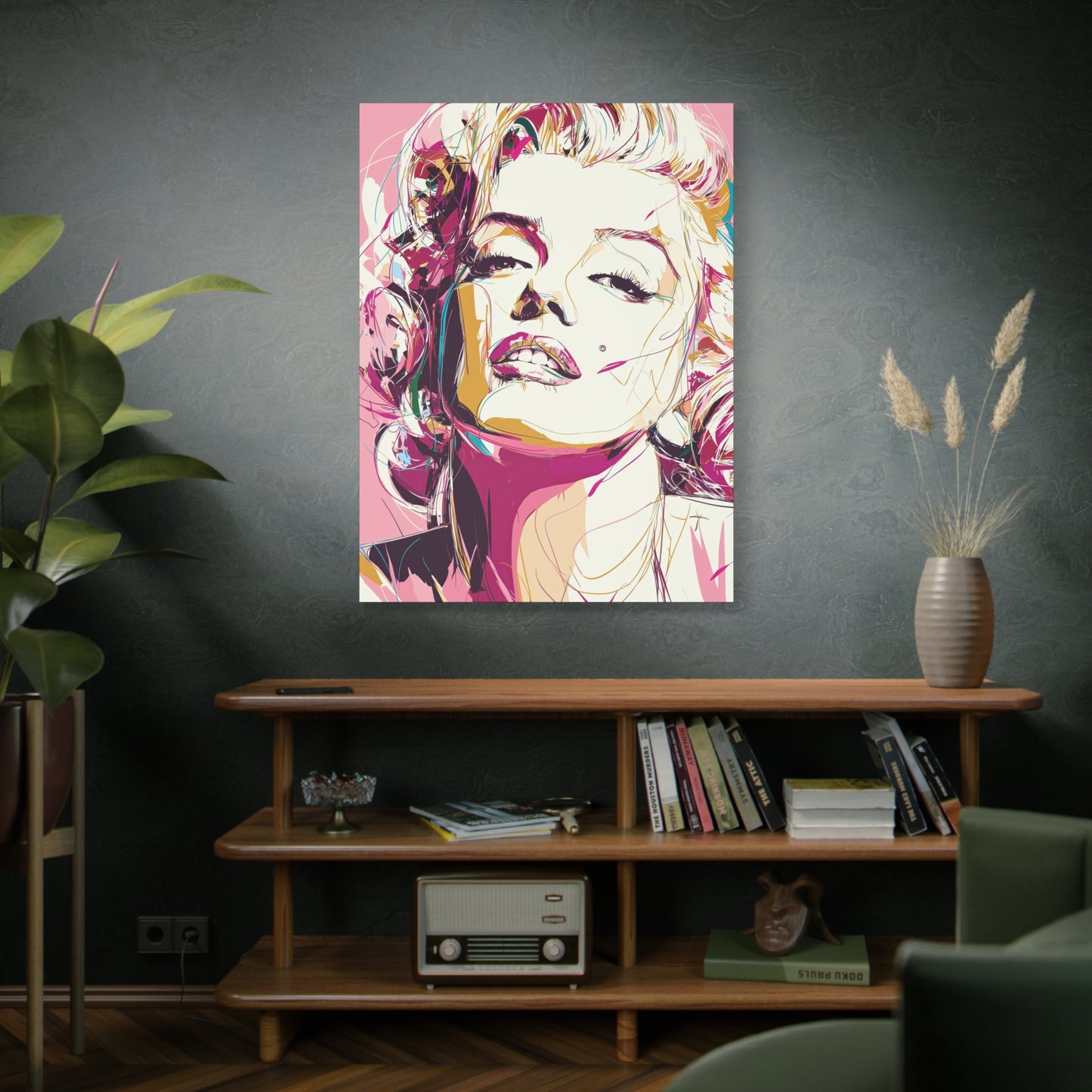 Gallery Wrapped Canvas, The Diva Project Art Canvas, Pinup Art Canvas – Marilyn Monroe - SIX