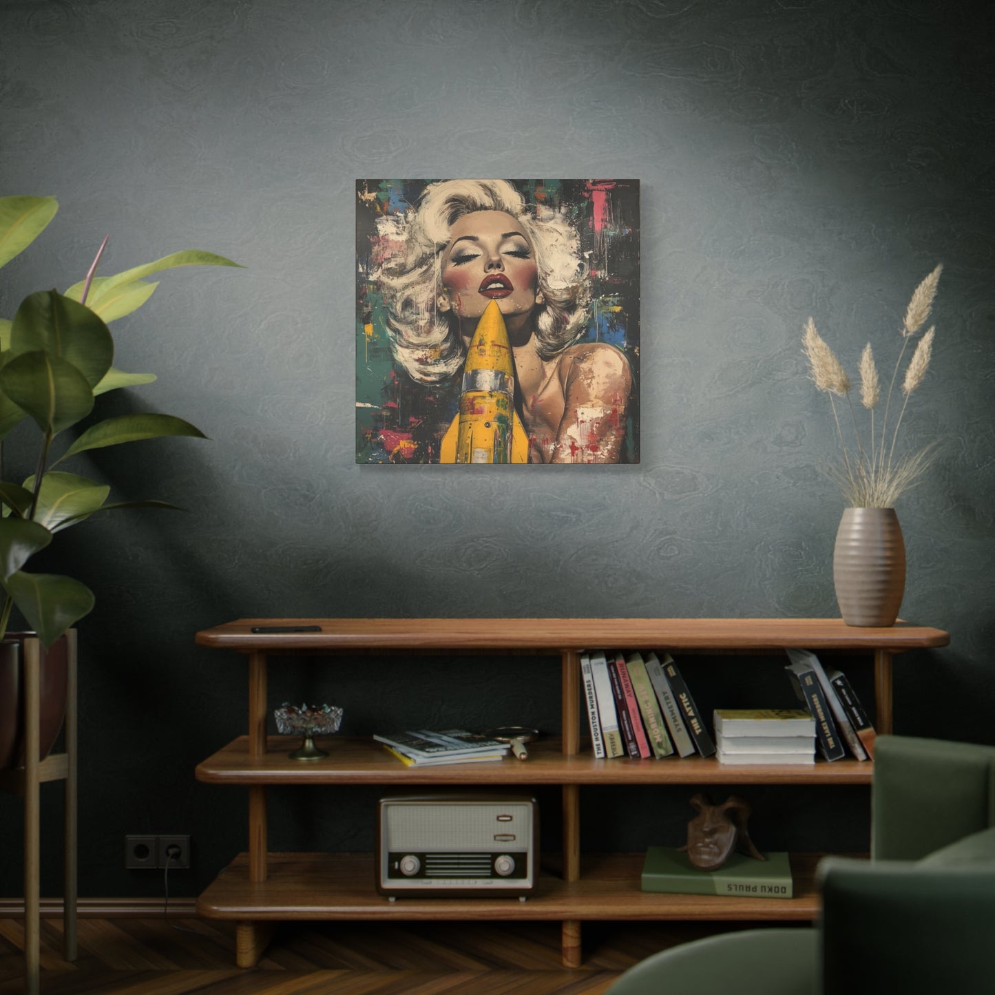 Gallery Wrapped Canvas, Guilt and Grit Adult Art Canvas, Erotic Pinup Art Canvas – Jennifer