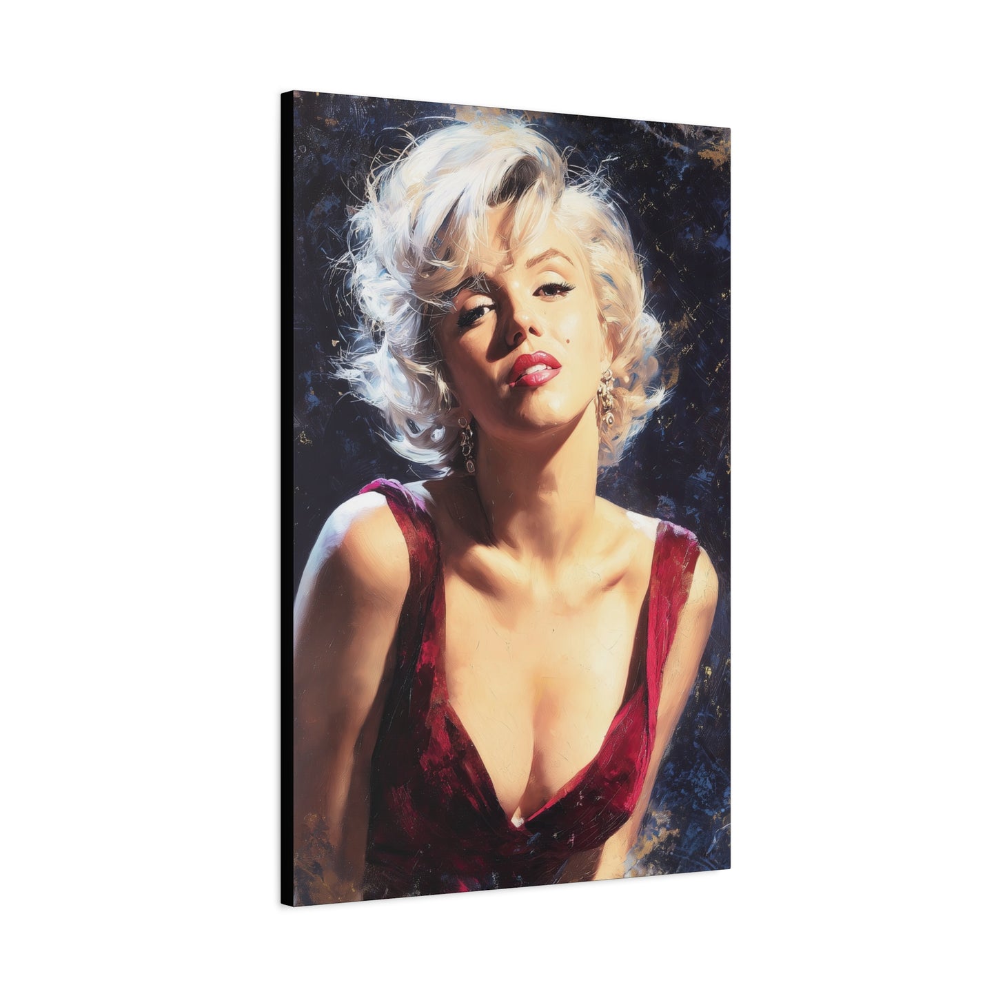 Gallery Wrapped Canvas, The Diva Project Art Canvas, Pinup Art Canvas – Marilyn Monroe - SEVEN