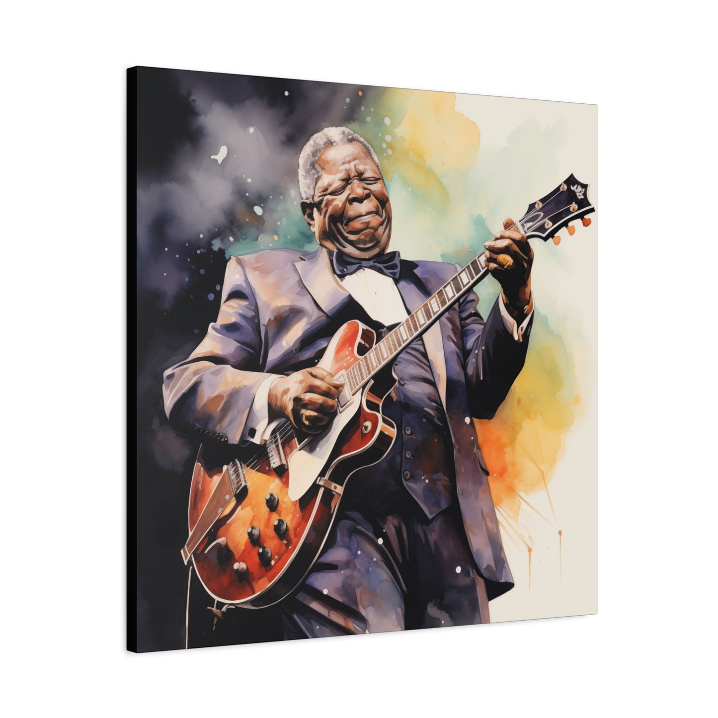 Gallery Wrapped Canvas, Celebrity Inspired, Pop Art Canvas – The King