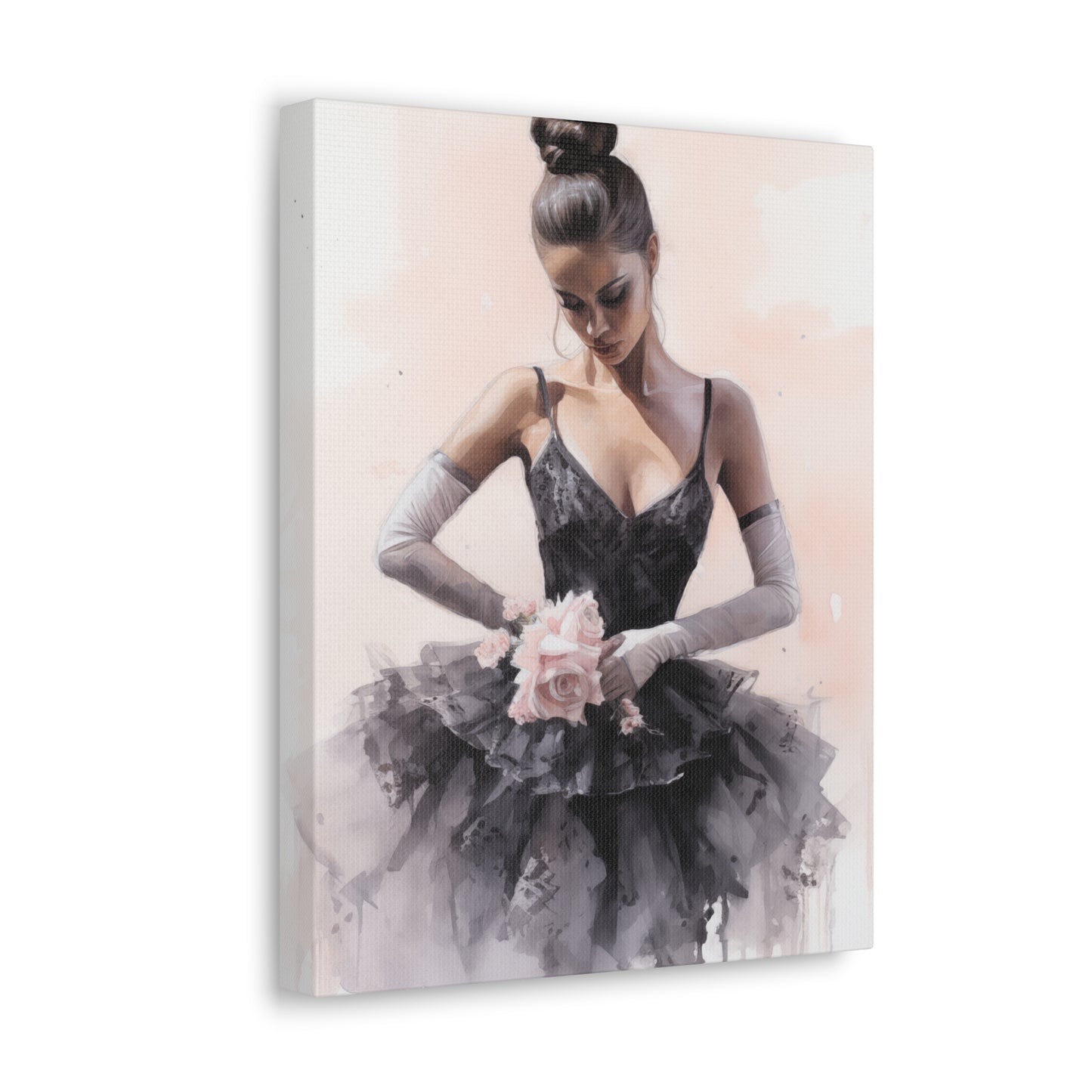 Gallery Wrapped Canvas, Ballerina Beauty, Ballet Art Canvas – Sonja