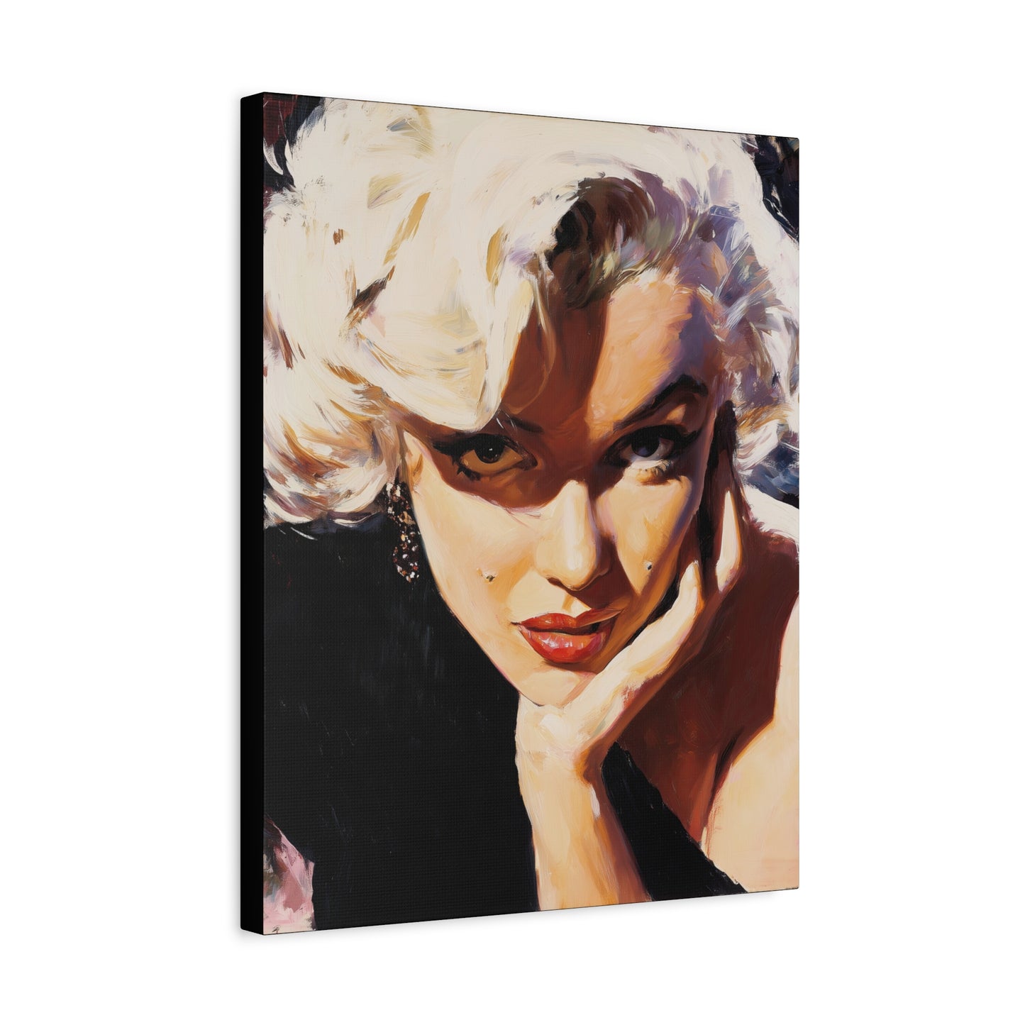 Gallery Wrapped Canvas, The Diva Project Art Canvas, Pinup Art Canvas – Marilyn Monroe - FOUR