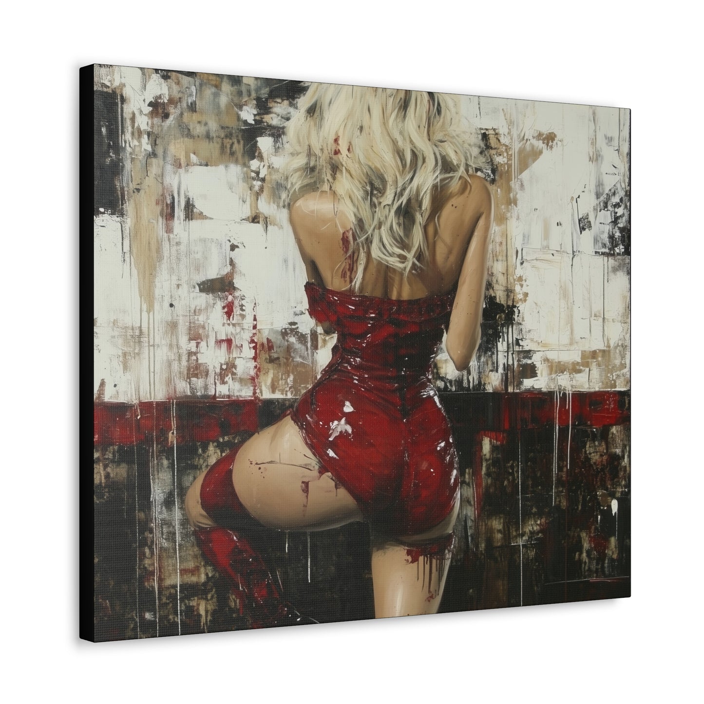 Gallery Wrapped Canvas, Sinners and Saints Art Canvas, Erotic Art Canvas – Veronica