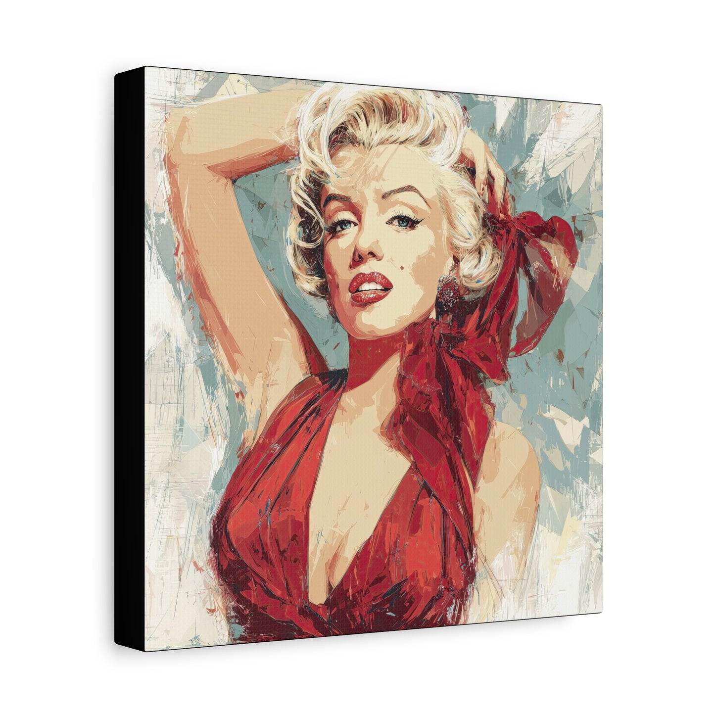 Gallery Wrapped Canvas, The Diva Project Art Canvas, Pinup Art Canvas – Marilyn Monroe - ONE