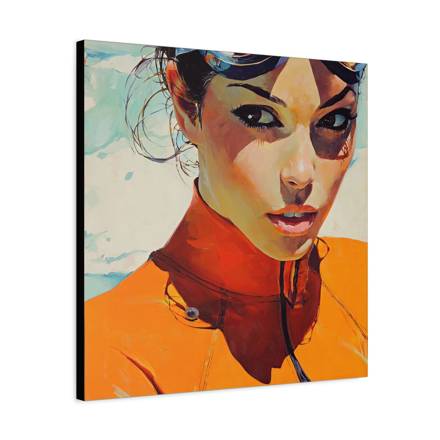 Gallery Wrapped Canvas, Salt and Sea Art Canvas, Marine Art, Diving and Snorkeling Art Canvas – Maria