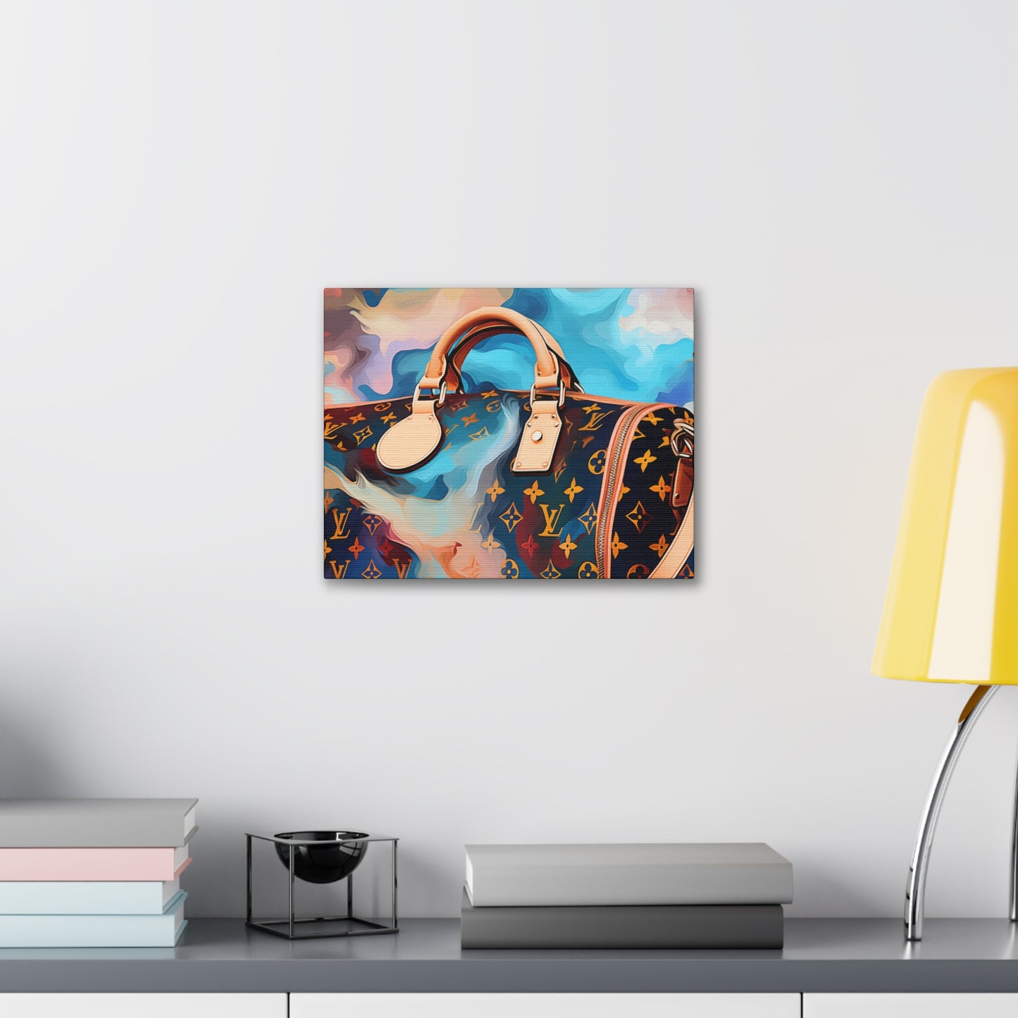 Canvas Gallery Wrap - LV Designer Inspired Wall Art - Abstract