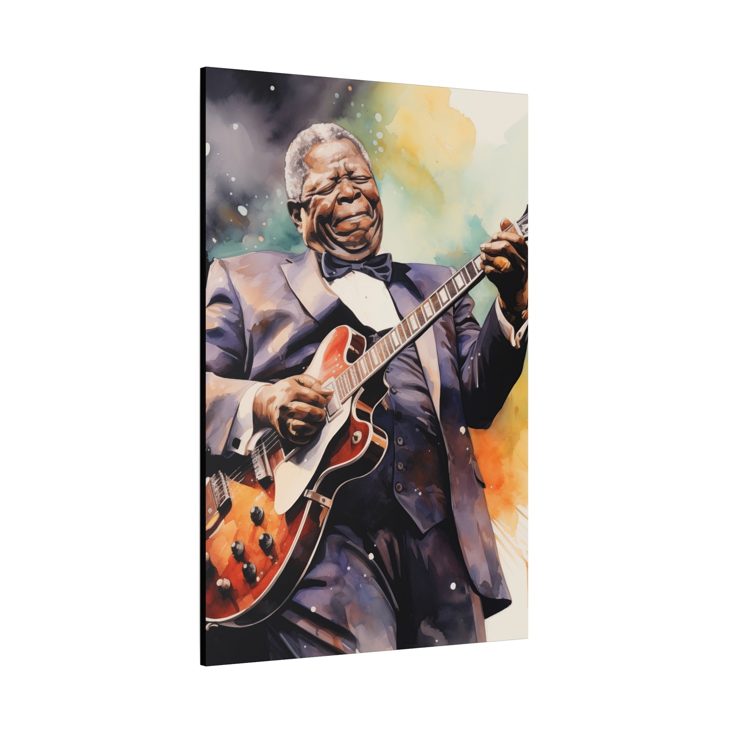 Gallery Wrapped Canvas, Celebrity Inspired, Pop Art Canvas – The King