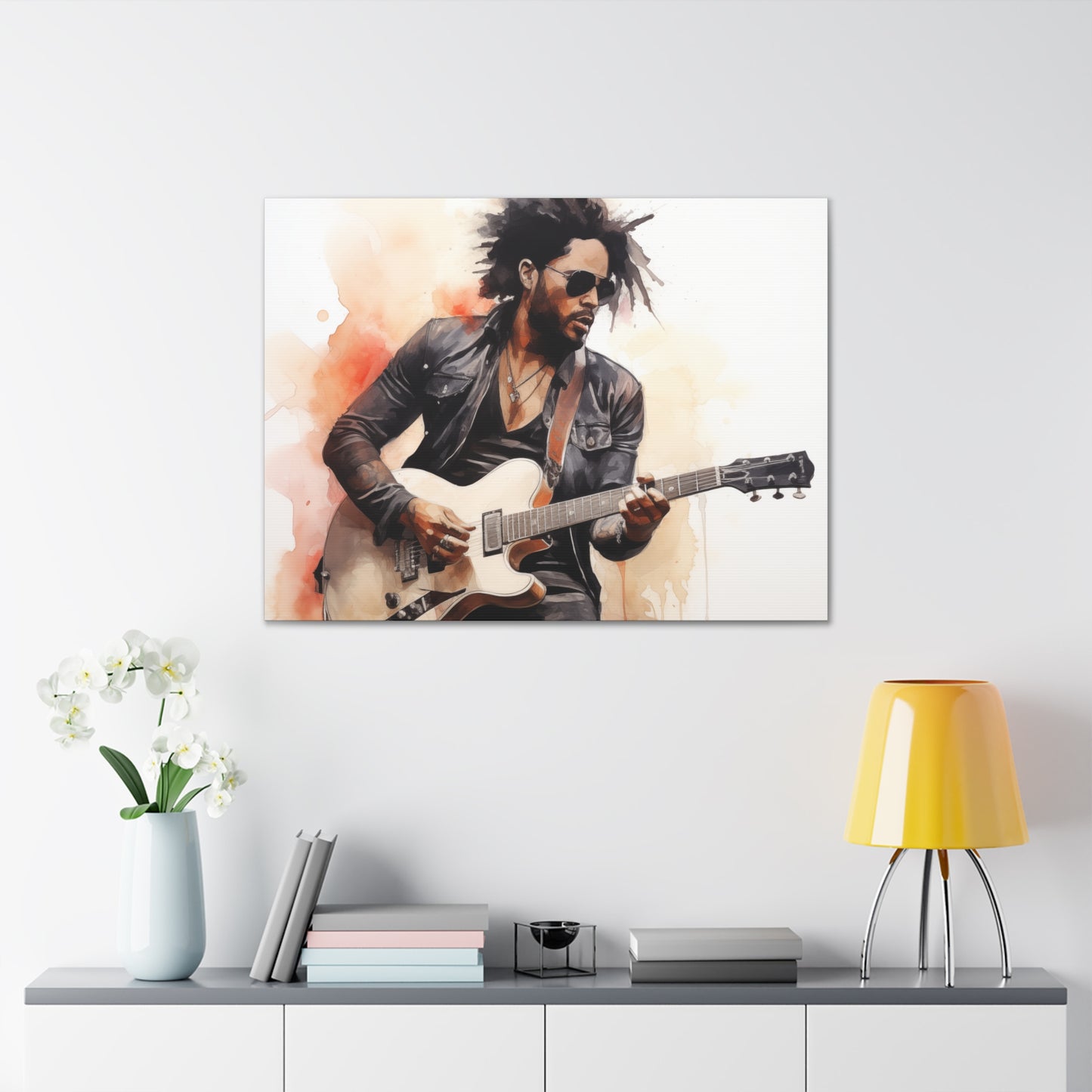 Gallery Wrapped Canvas, Celebrity Inspired, Pop Art Canvas – Lenny Also