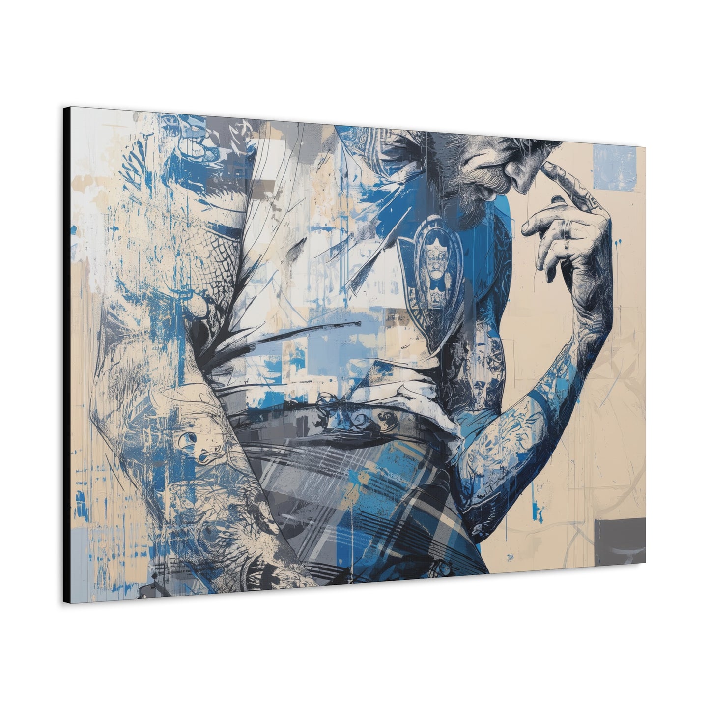 Gallery Wrapped Canvas, Kilts and Carnage Art Canvas, Erotic Pinup Art Canvas – Connor