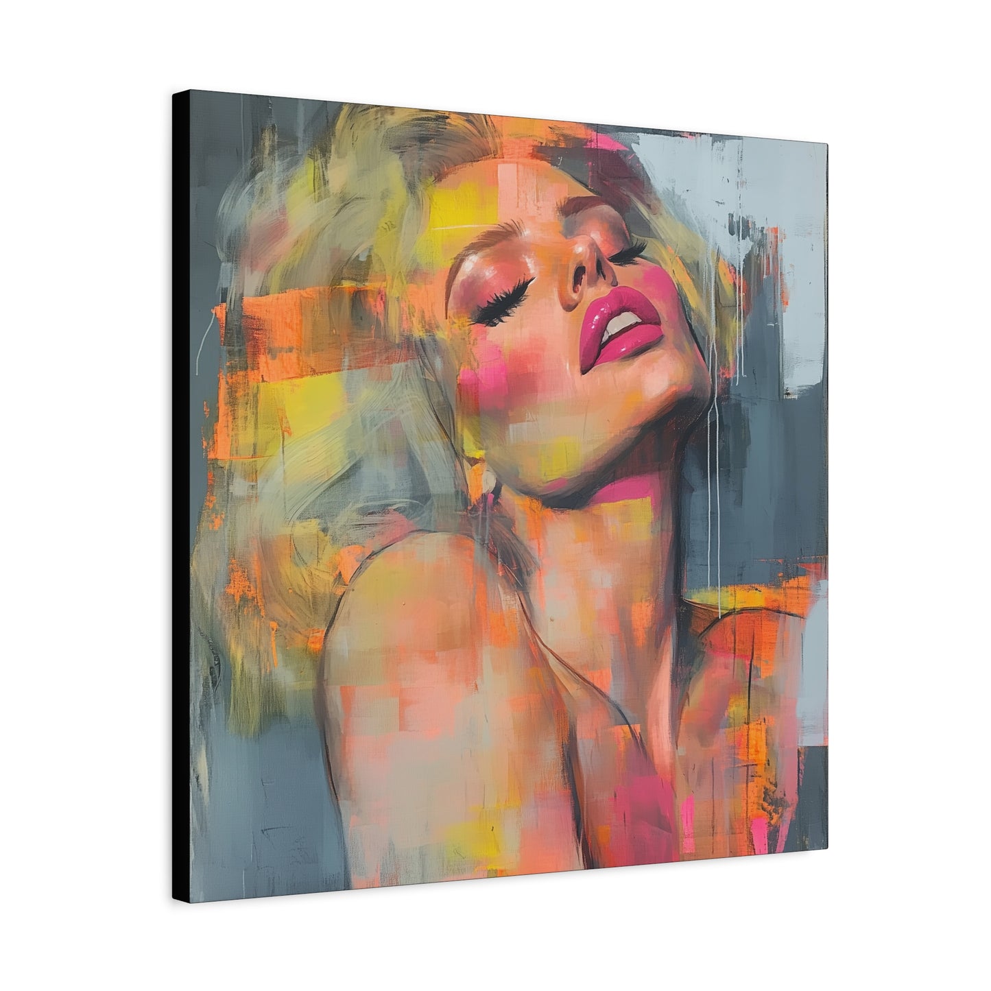 Gallery Wrapped Canvas, Guilt and Grit Adult Art Canvas, Erotic Pinup Art Canvas – Veda