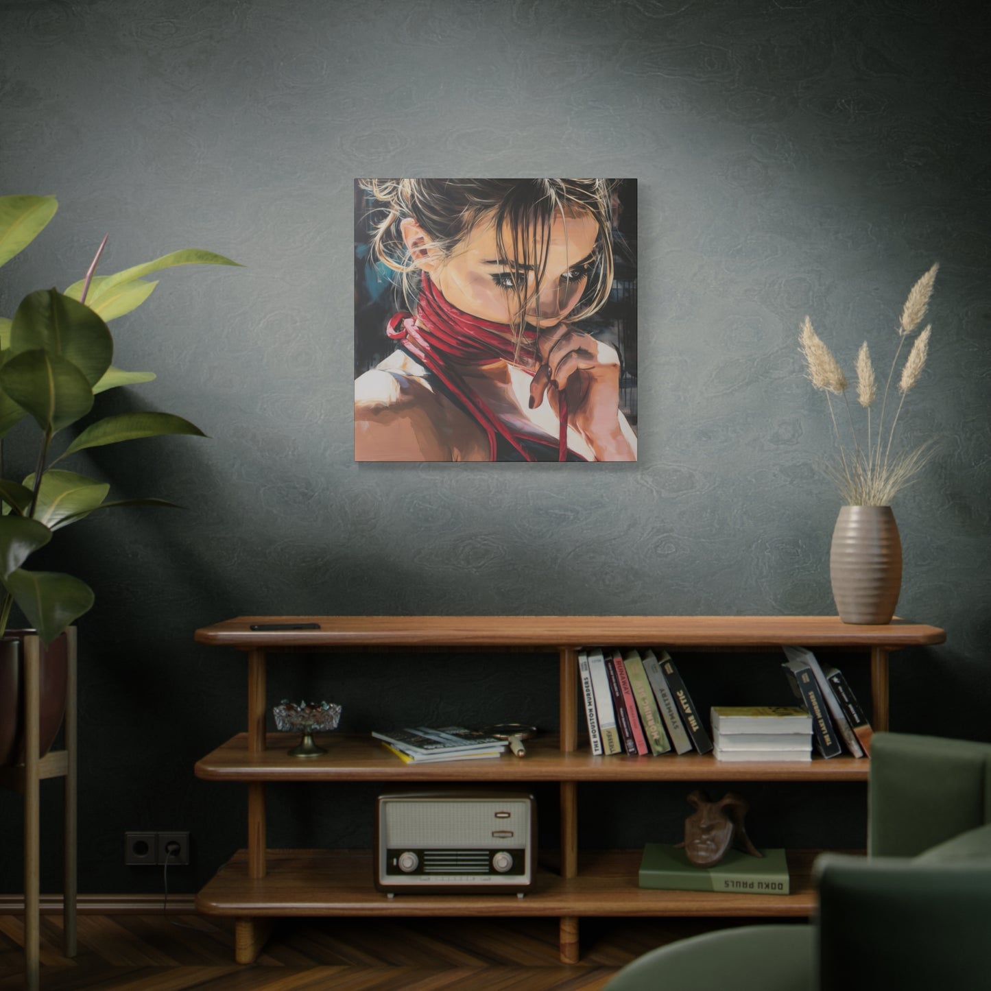 Gallery Wrapped Canvas, Ropes and Reverence Art Canvas, Erotic Shibari Art Canvas – Aya