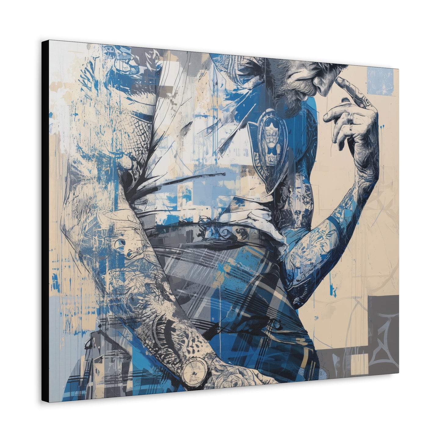 Gallery Wrapped Canvas, Kilts and Carnage Art Canvas, Erotic Pinup Art Canvas – Connor