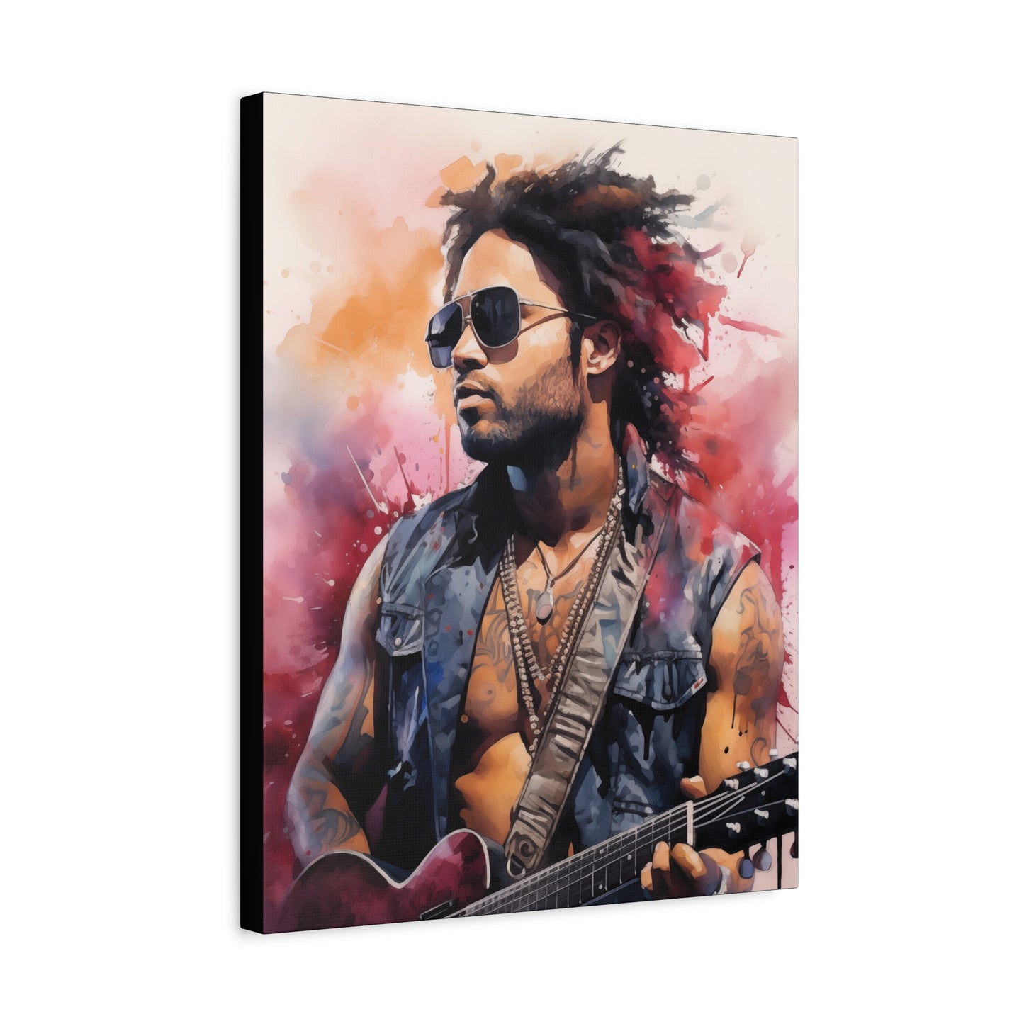 Gallery Wrapped Canvas, Celebrity Inspired, Pop Art Canvas – Lenny