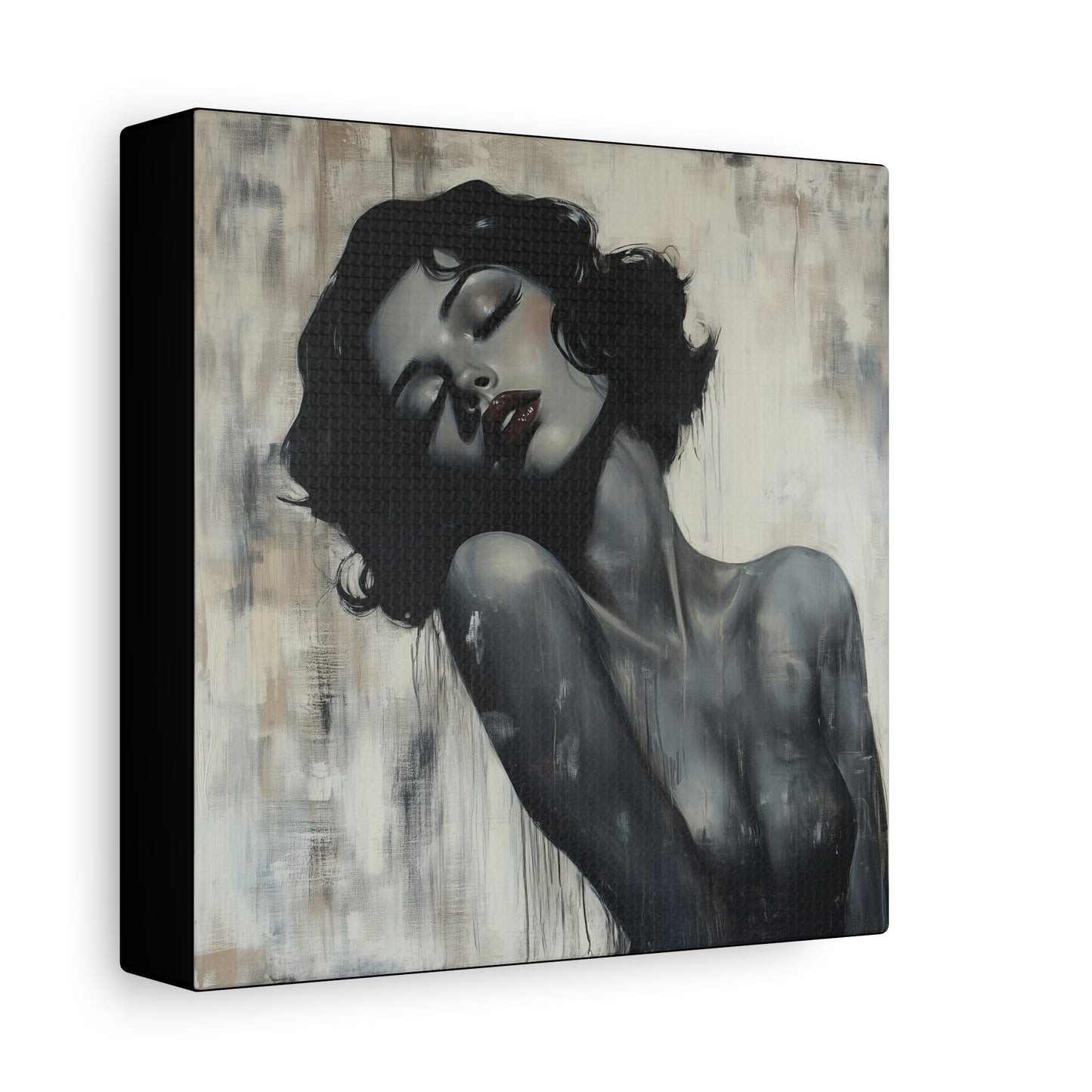 Gallery Wrapped Canvas, Sinners and Saints Art Canvas, Erotic Pinup Art Canvas – Lonna