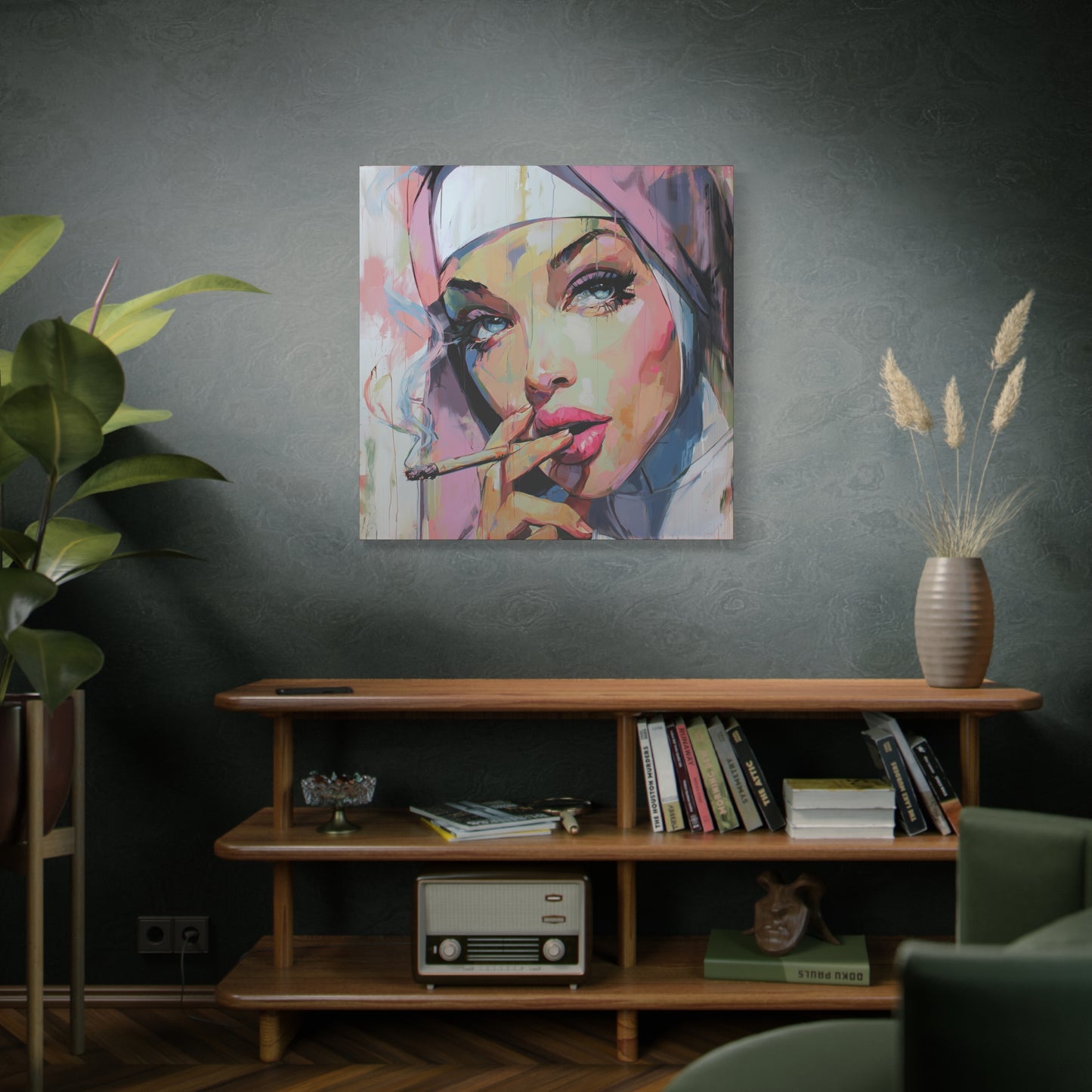 Gallery Wrapped Canvas, Habits and Heresy Art Canvas, Naughty Nuns Art Canvas – Sister Ophelia