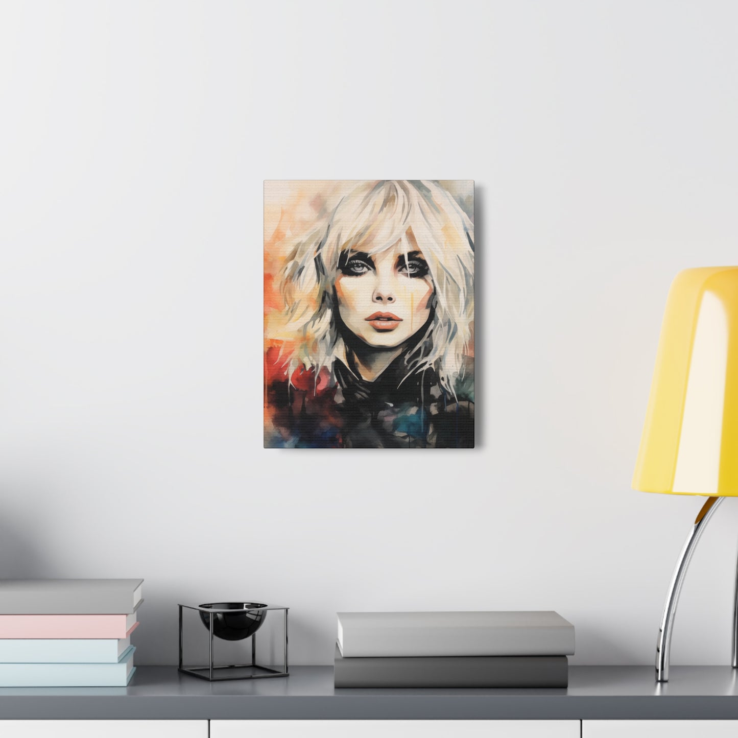 Gallery Wrapped Canvas, Celebrity Inspired, Pop Art Canvas – Debbie