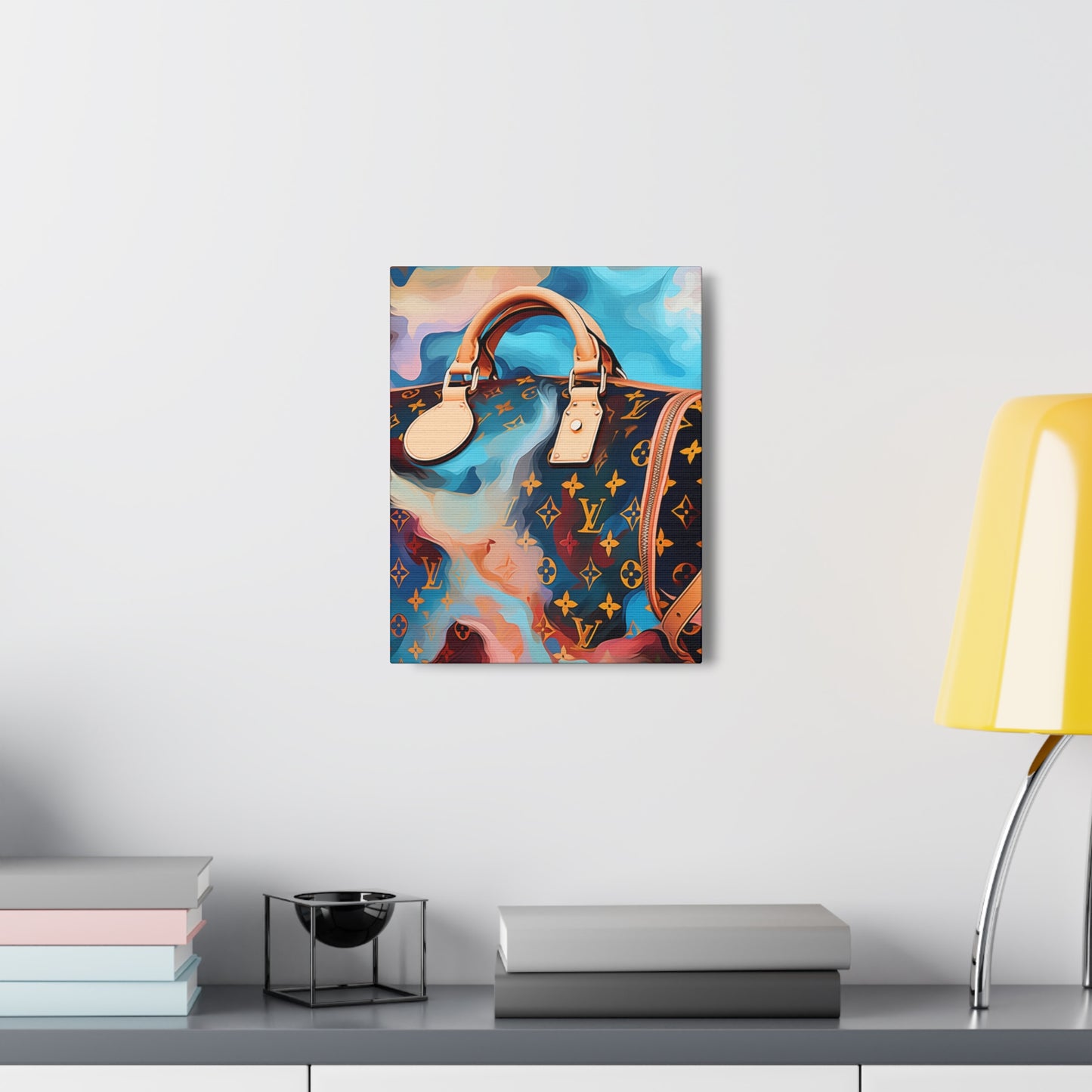 Canvas Gallery Wrap - LV Designer Inspired Wall Art - Abstract