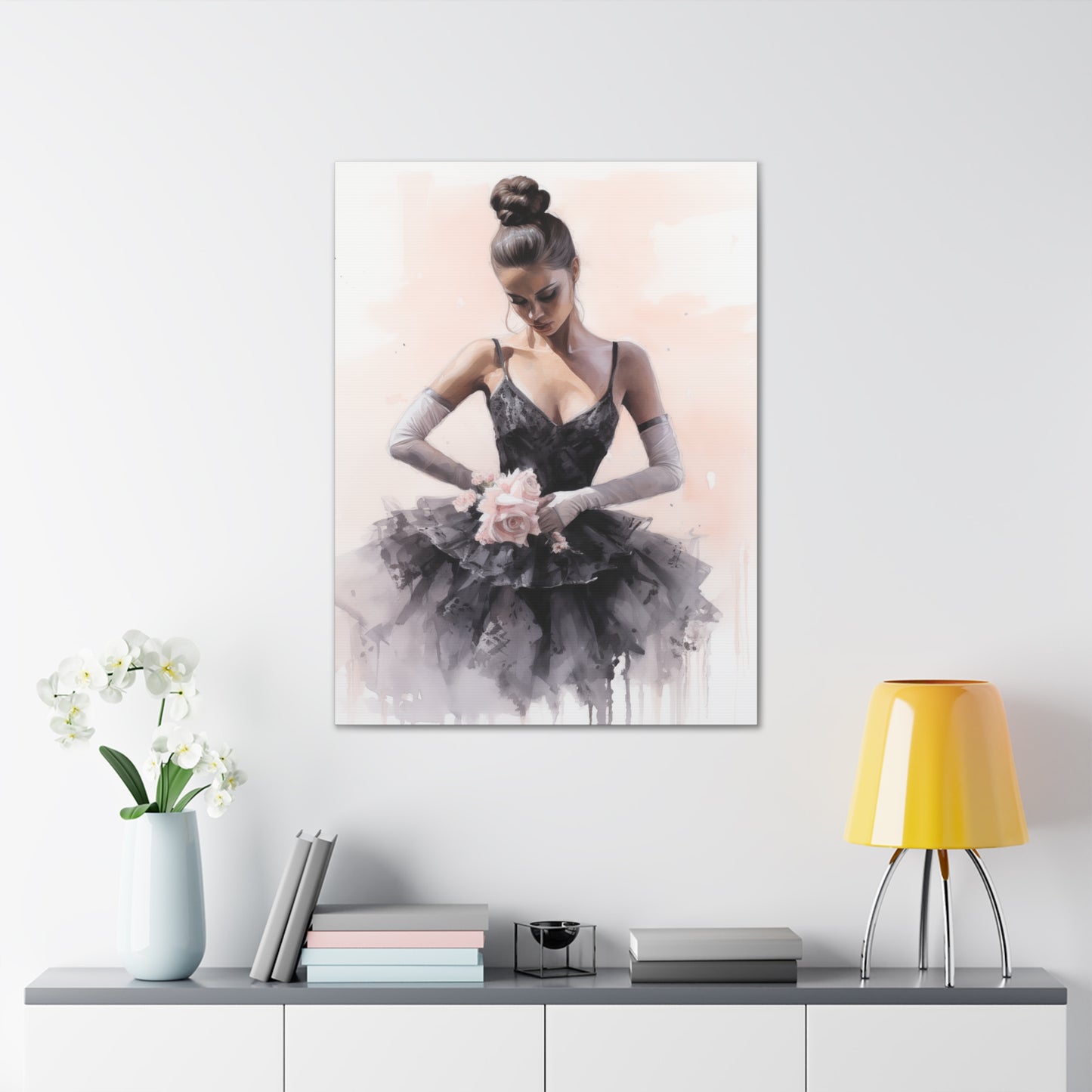 Gallery Wrapped Canvas, Ballerina Beauty, Ballet Art Canvas – Sonja