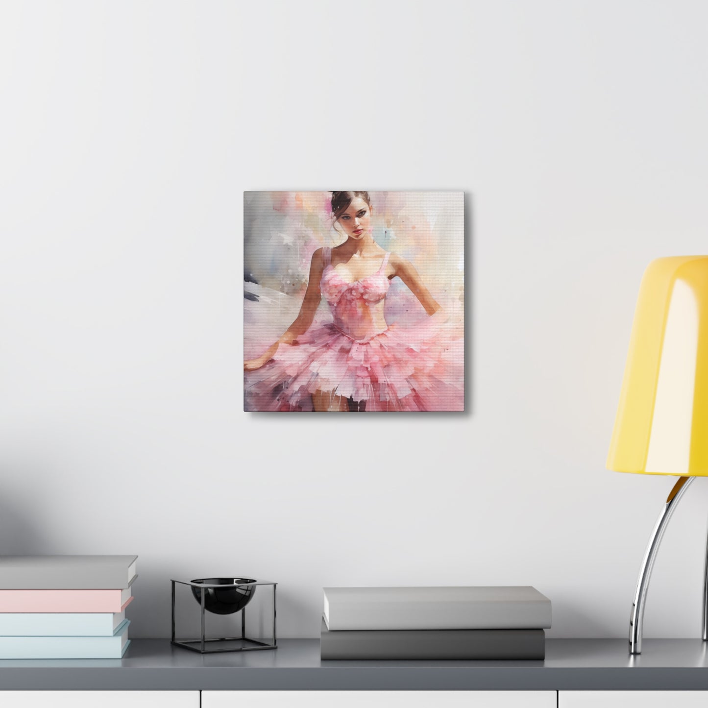 Gallery Wrapped Canvas, Ballerina Beauty, Ballet Art Canvas – Lily