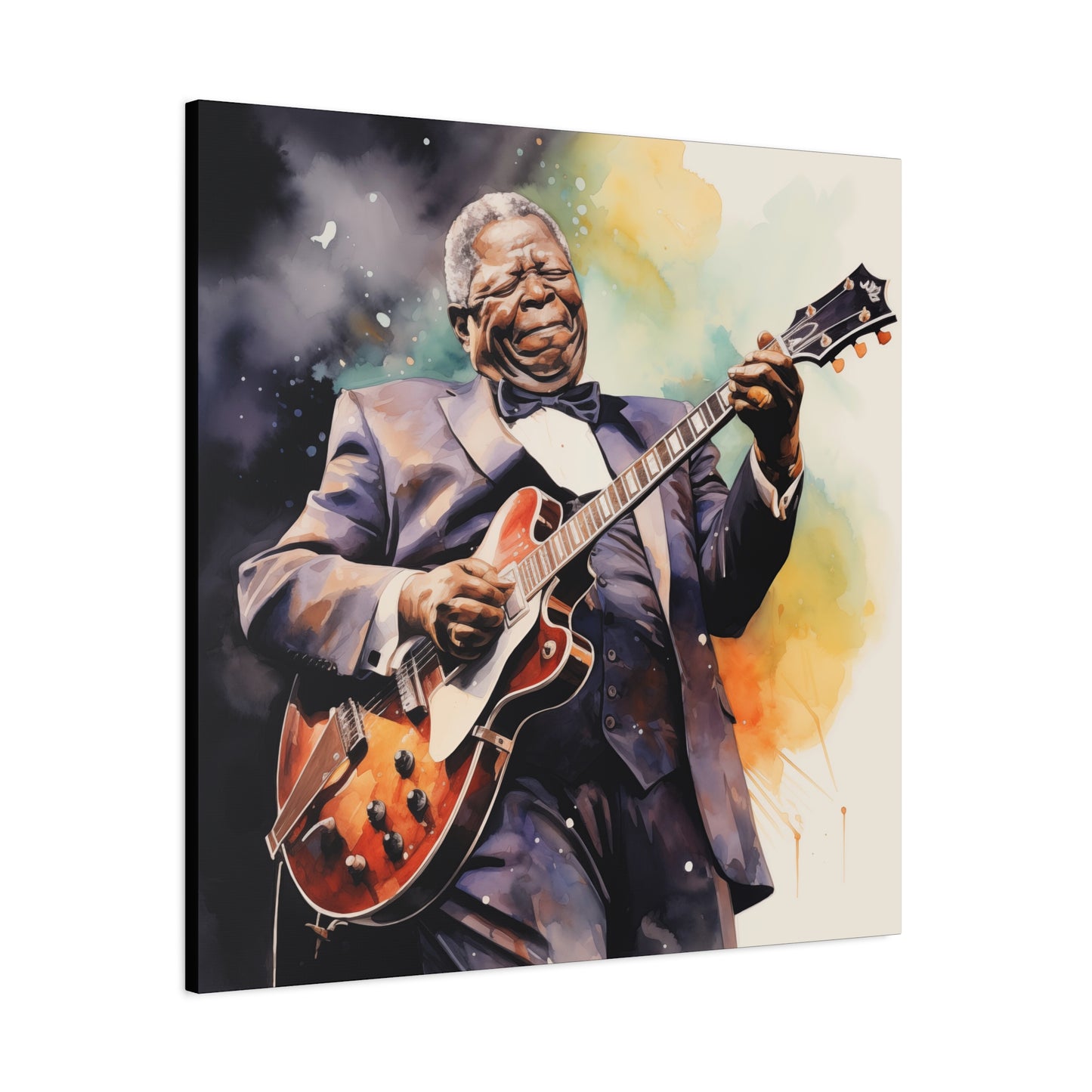 Gallery Wrapped Canvas, Celebrity Inspired, Pop Art Canvas – The King