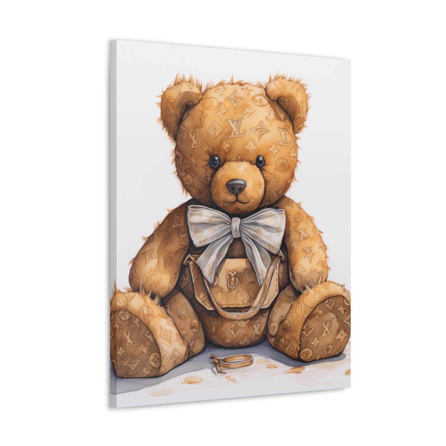 Canvas Gallery Wrap - LV Bear Wall Art - Ring