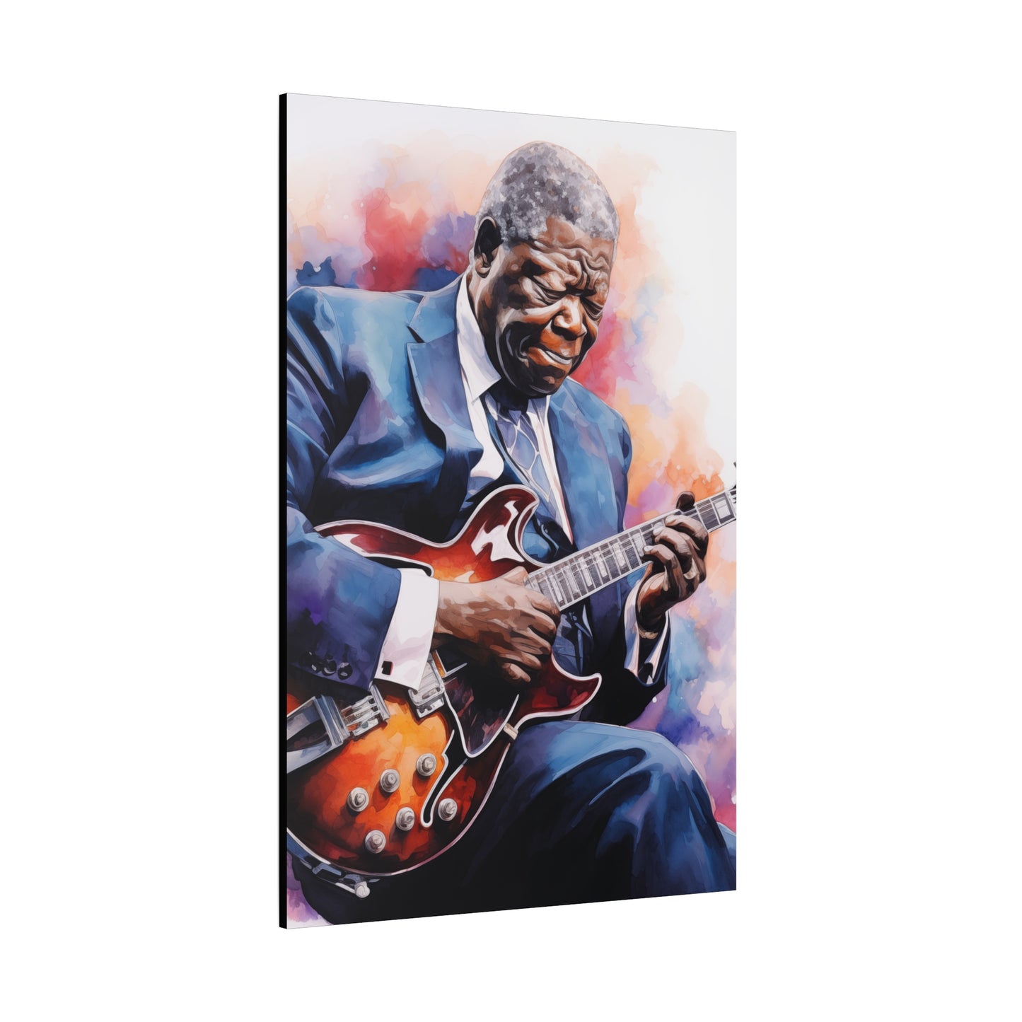 Gallery Wrapped Canvas, Celebrity Inspired, Pop Art Canvas – The King Also