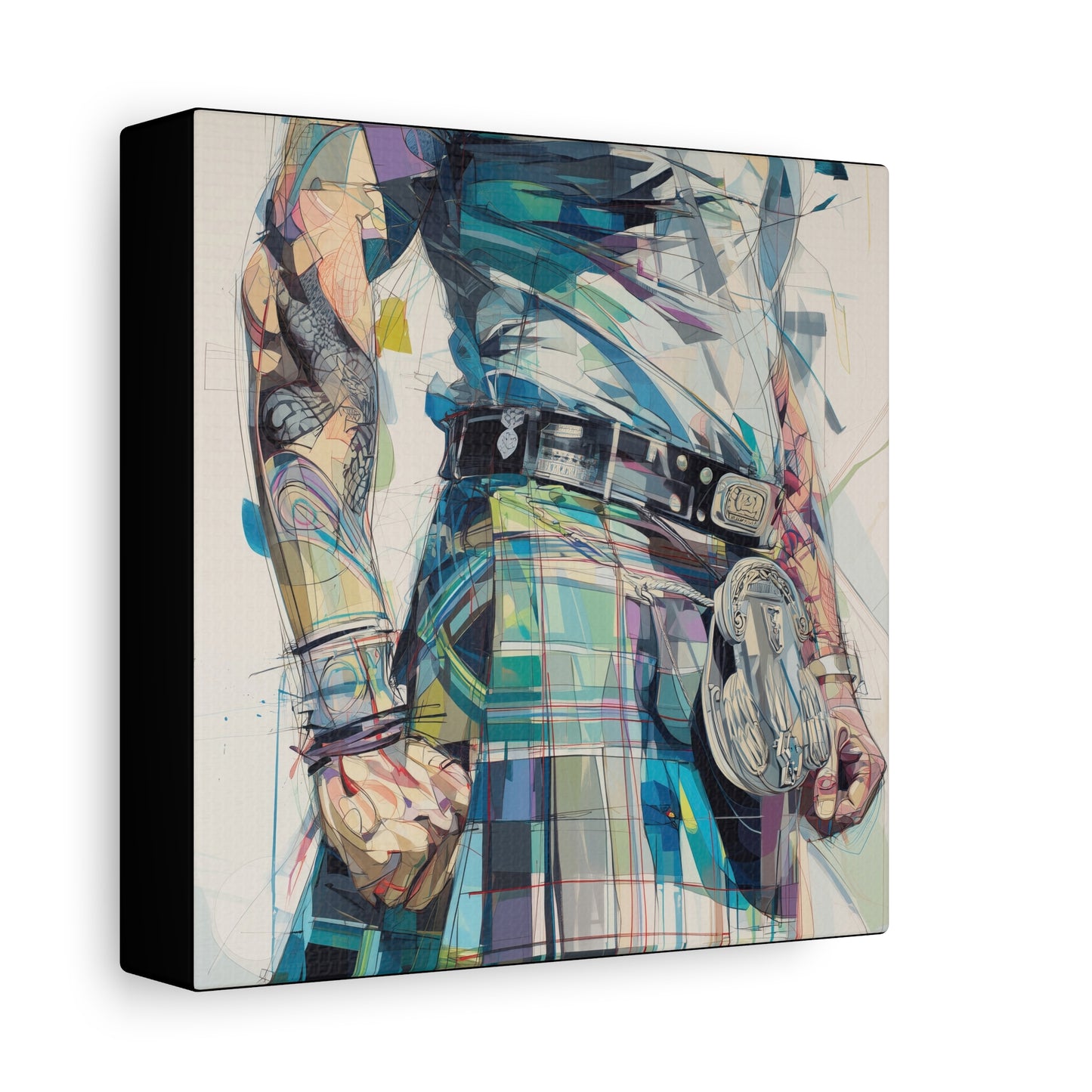 Gallery Wrapped Canvas, Kilts and Carnage Art Canvas, Erotic Pinup Art Canvas – Finn