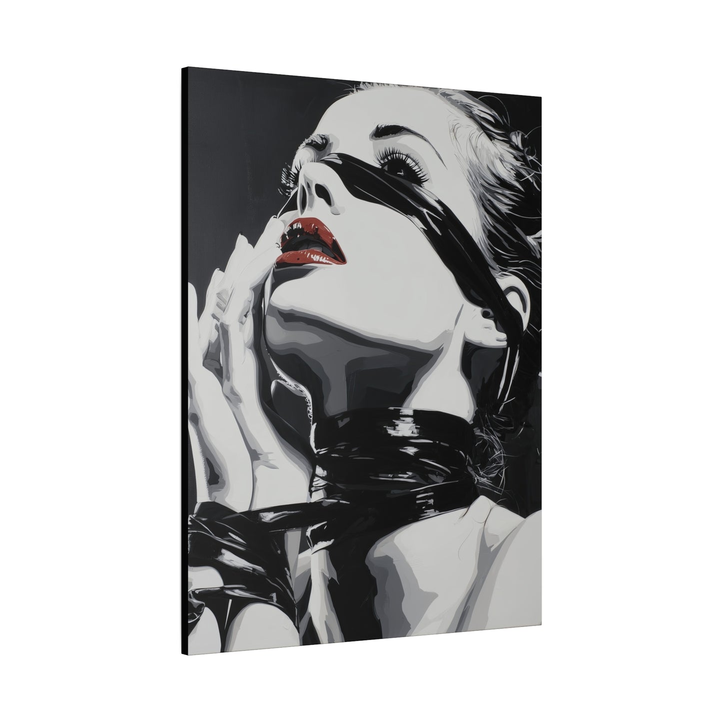 Gallery Wrapped Canvas, Ropes and Reverence Art Canvas, Erotic Shibari Art Canvas – Sable