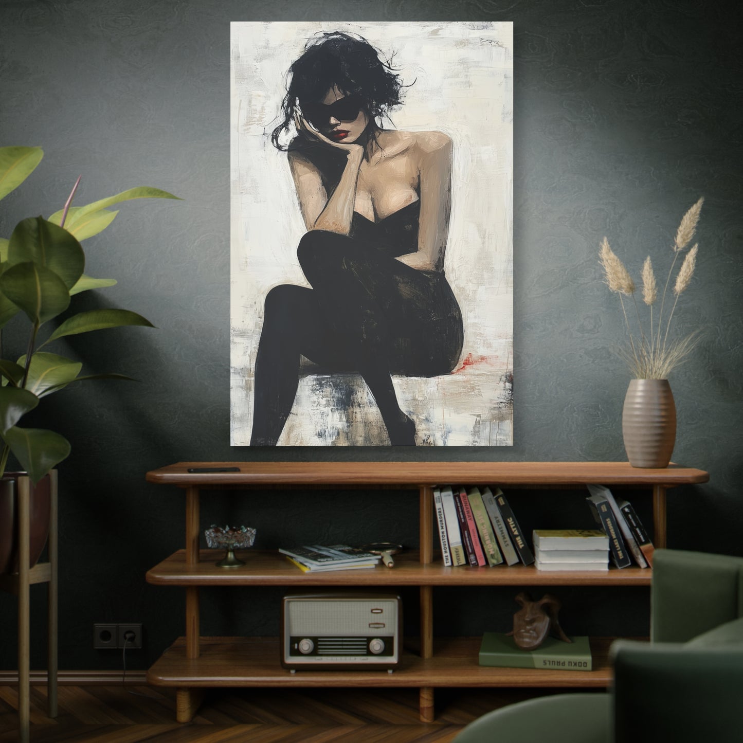 Gallery Wrapped Canvas, Sinners and Saints Art Canvas, Erotic Pinup Art Canvas – Fairuza