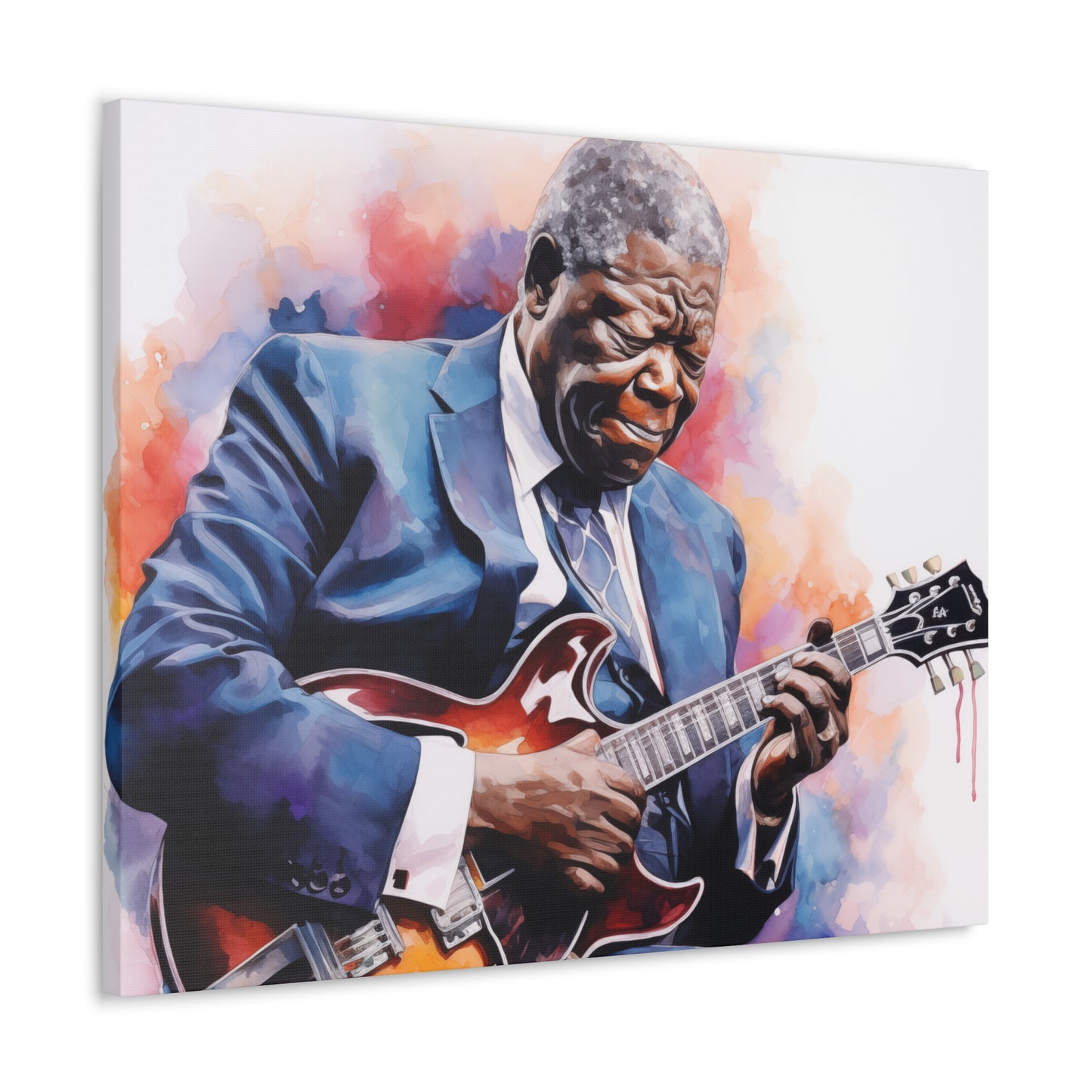 Gallery Wrapped Canvas, Celebrity Inspired, Pop Art Canvas – The King Also