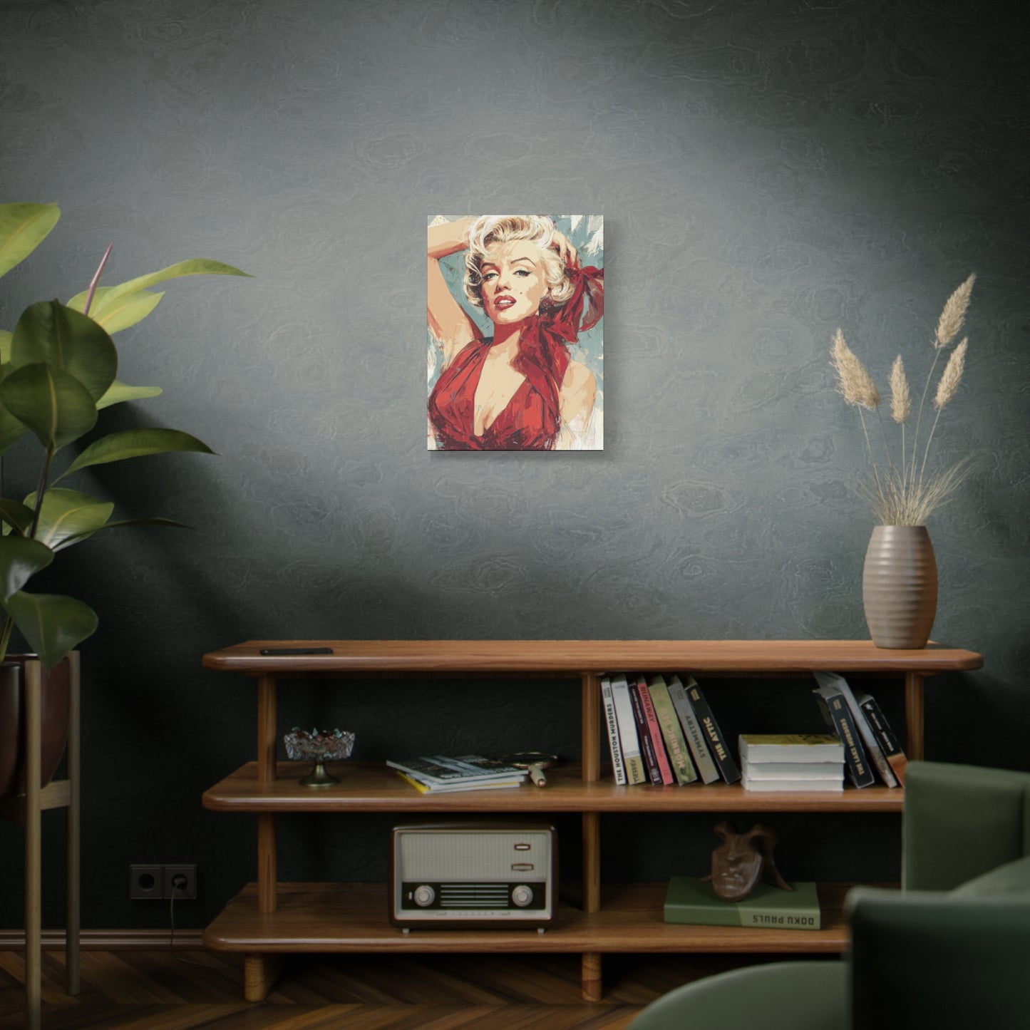Gallery Wrapped Canvas, The Diva Project Art Canvas, Pinup Art Canvas – Marilyn Monroe - ONE