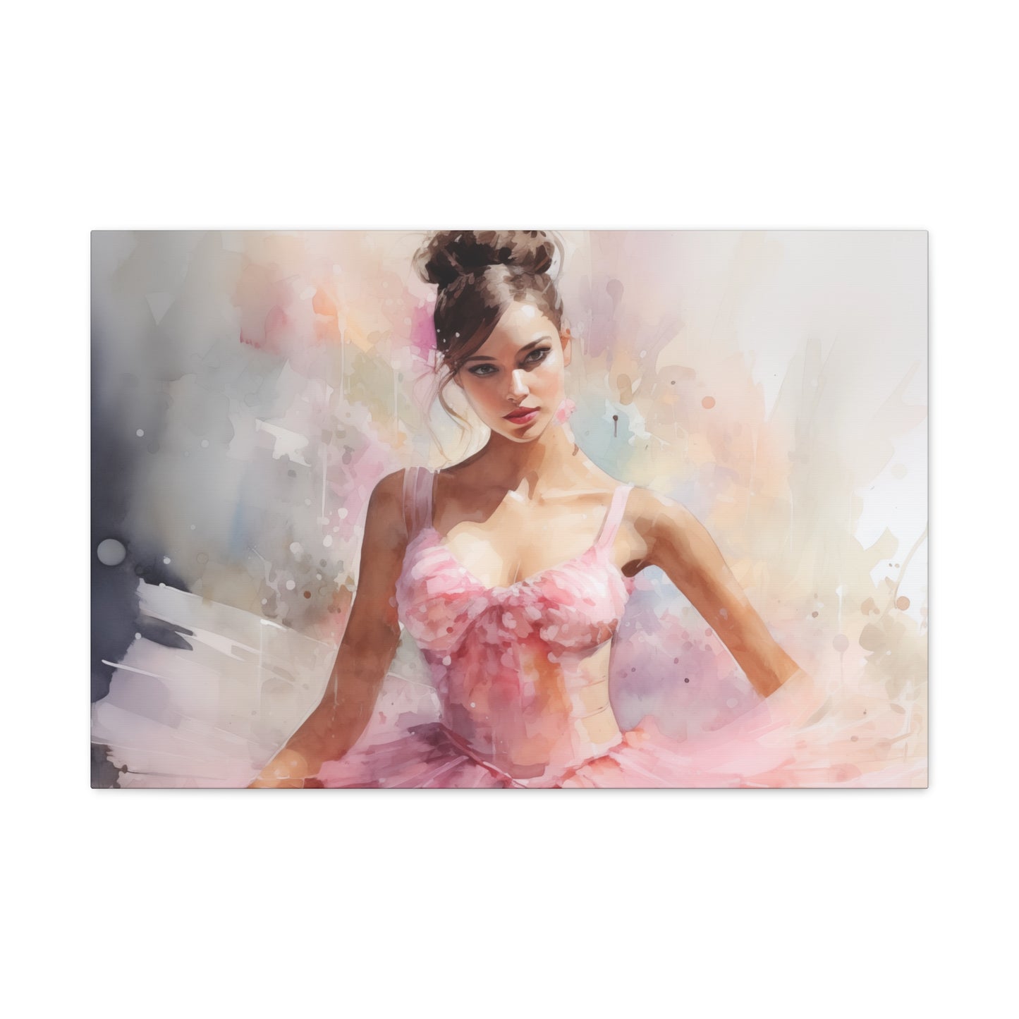 Gallery Wrapped Canvas, Ballerina Beauty, Ballet Art Canvas – Lily