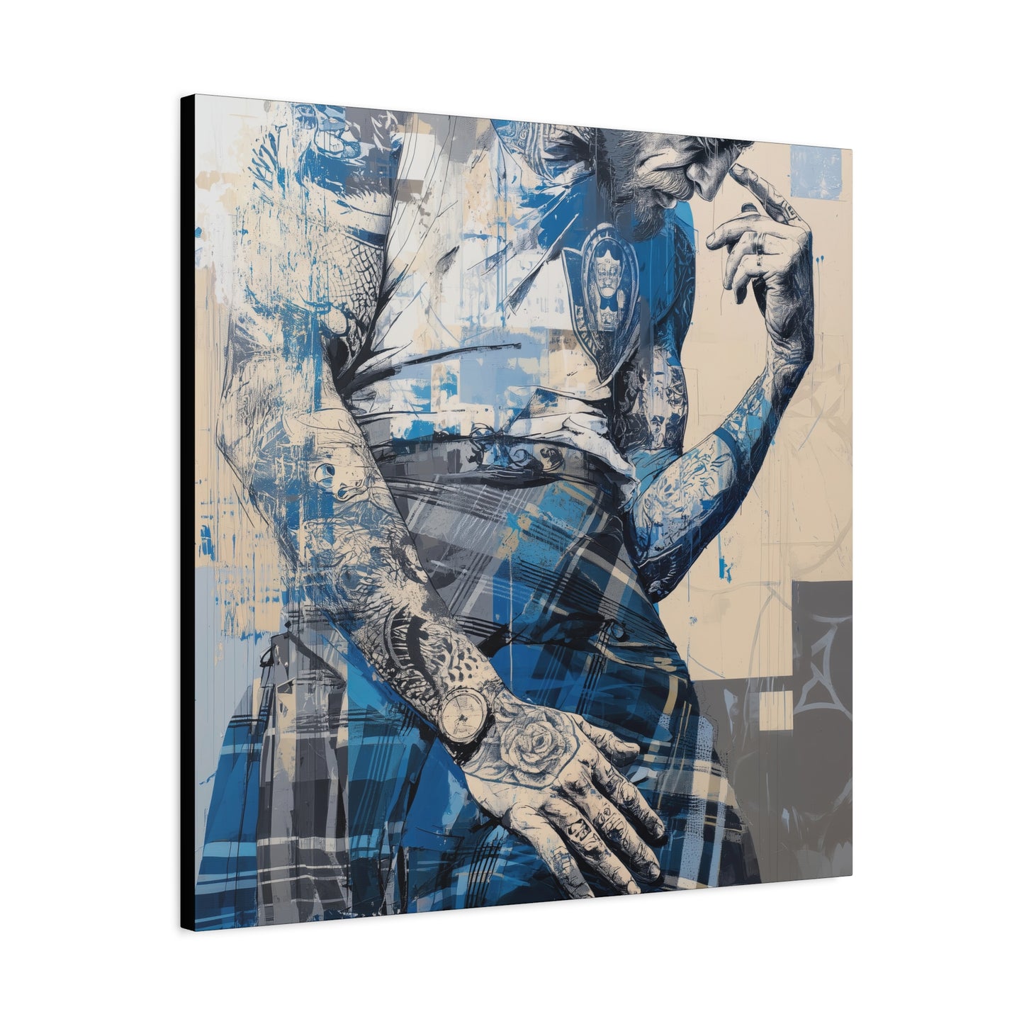 Gallery Wrapped Canvas, Kilts and Carnage Art Canvas, Erotic Pinup Art Canvas – Connor