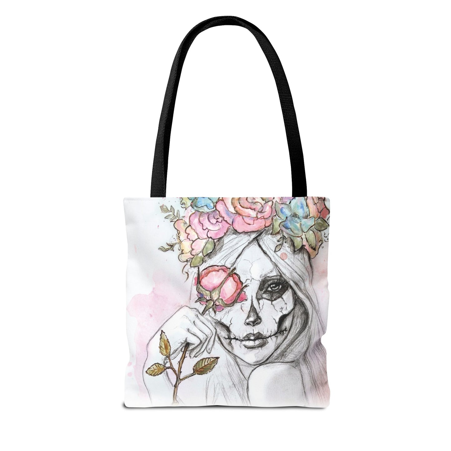 Calavera Catrina Tote Bag, Utility Tote - Dia de los Muertos Tote - Day of the Dead