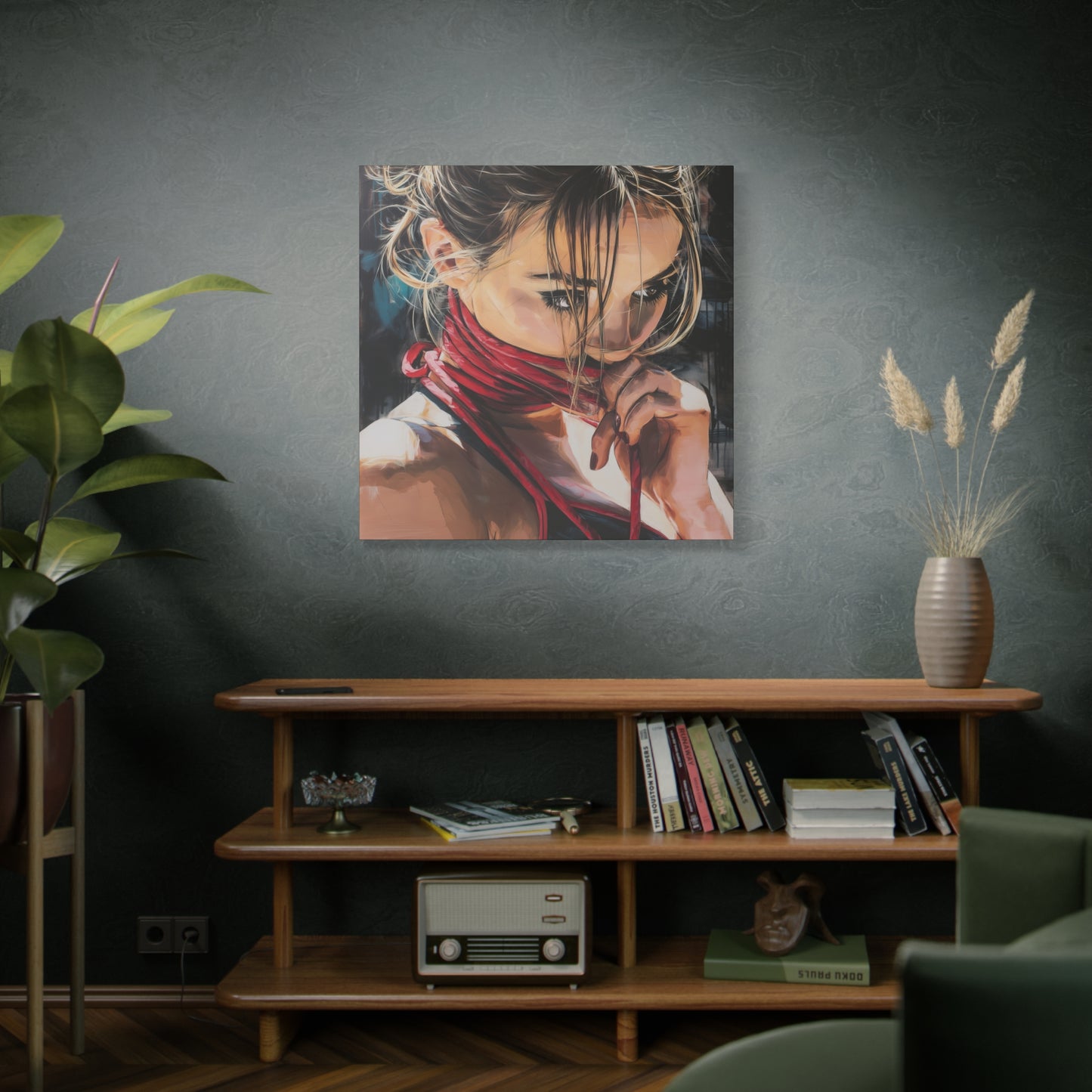 Gallery Wrapped Canvas, Ropes and Reverence Art Canvas, Erotic Shibari Art Canvas – Aya