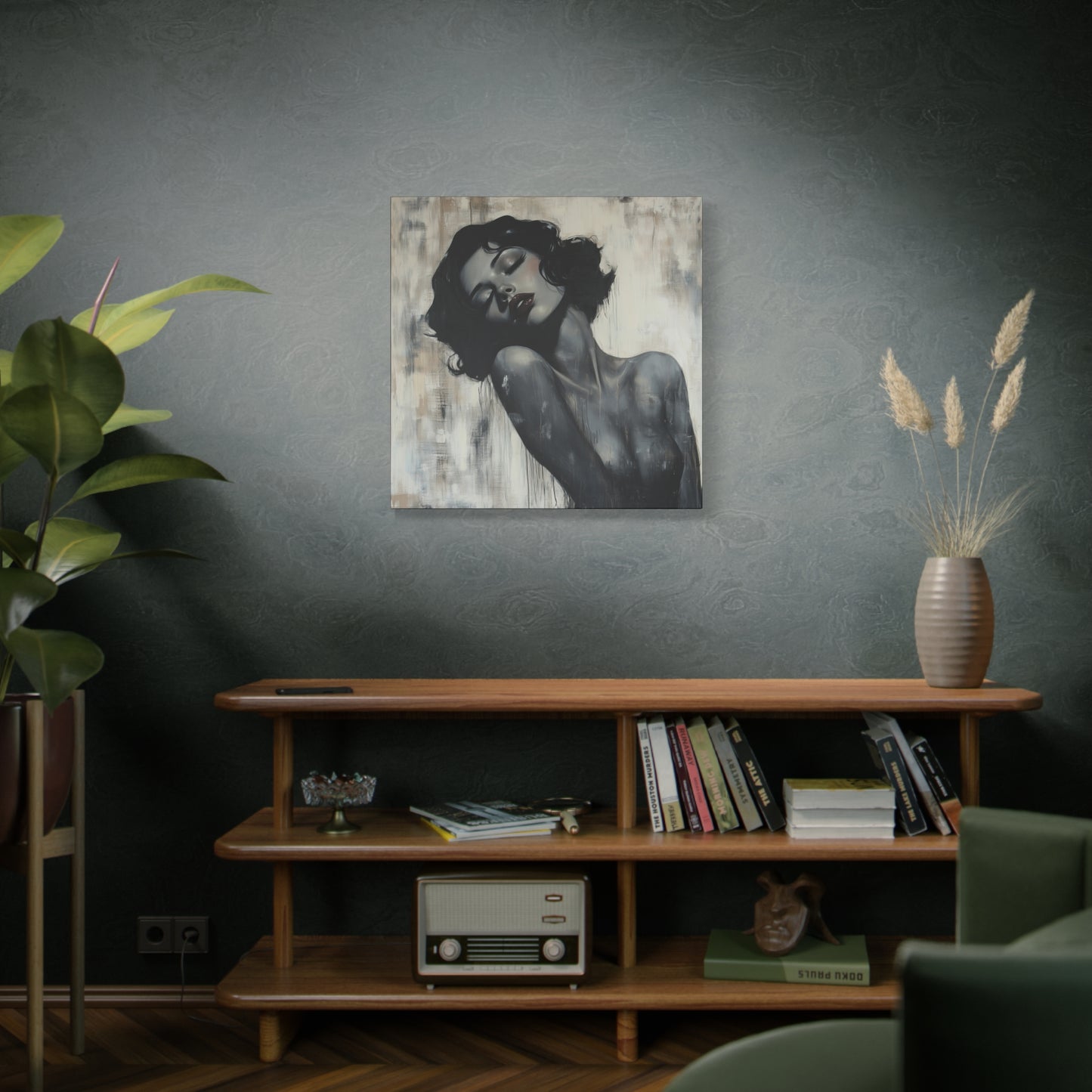 Gallery Wrapped Canvas, Sinners and Saints Art Canvas, Erotic Pinup Art Canvas – Lonna