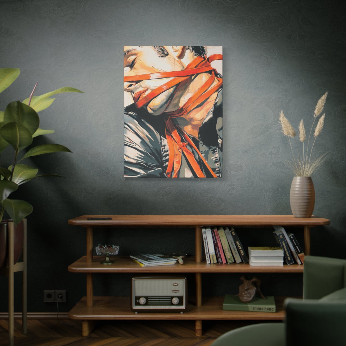 Gallery Wrapped Canvas, Ropes and Reverence Art Canvas, Erotic Shibari Art Canvas – Ryu