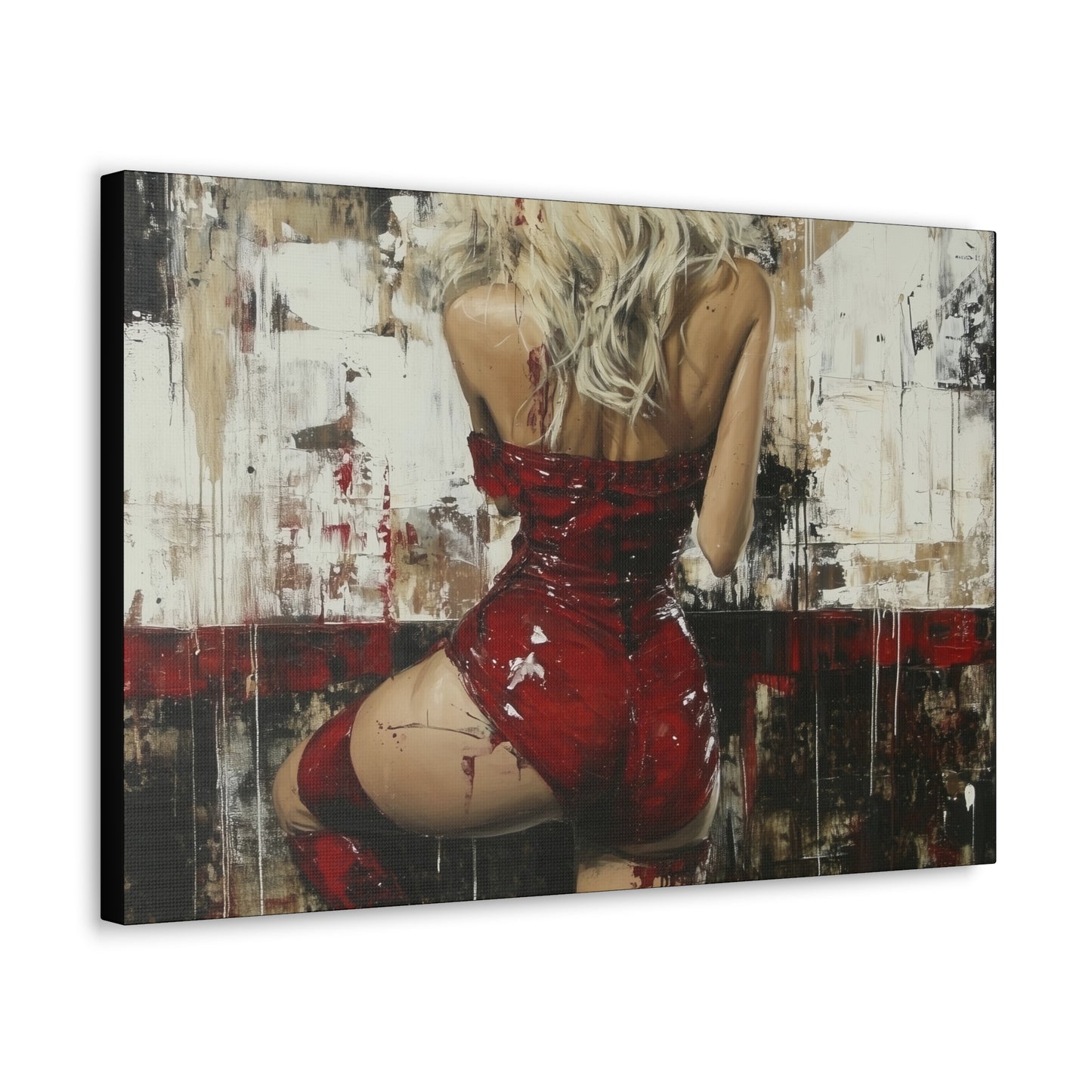 Gallery Wrapped Canvas, Sinners and Saints Art Canvas, Erotic Art Canvas – Veronica