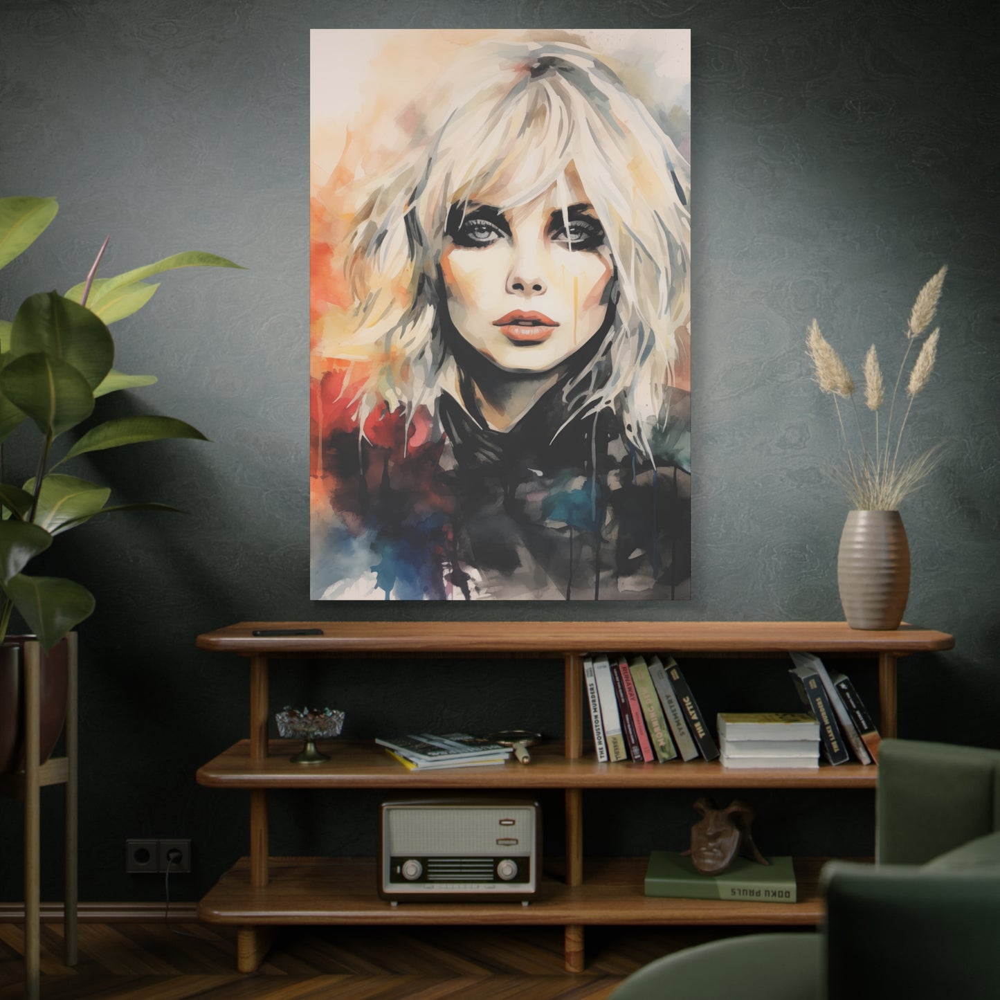Gallery Wrapped Canvas, Celebrity Inspired, Pop Art Canvas – Debbie