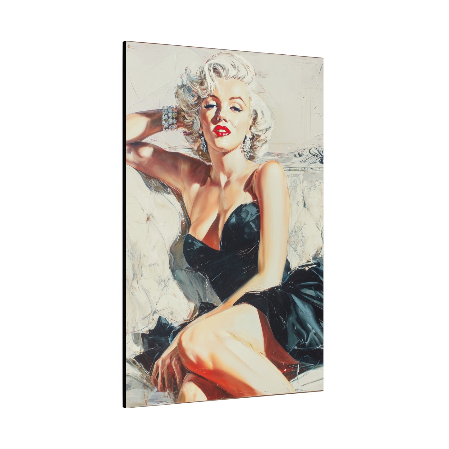Gallery Wrapped Canvas, The Diva Project Art Canvas, Pinup Art Canvas – Marilyn Monroe - FIVE