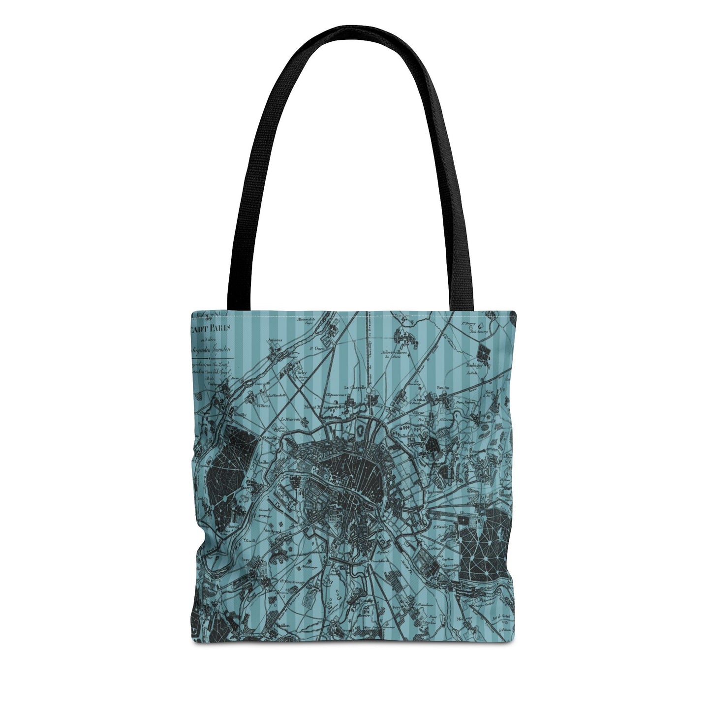 The Paris Plan Tote Bag, Utility Tote - Travel Inspired Inspired Tote - Paris France