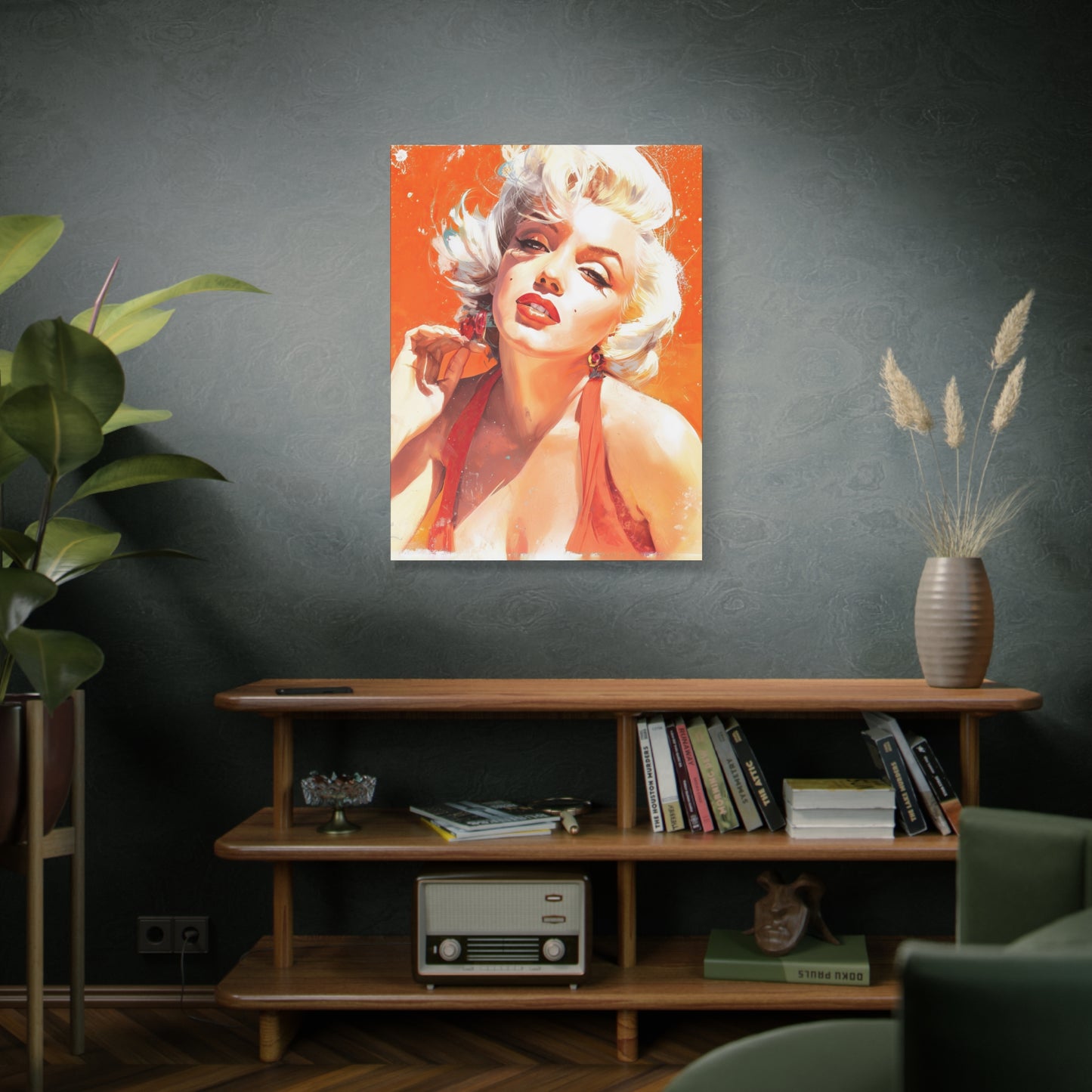 Gallery Wrapped Canvas, The Diva Project Art Canvas, Pinup Art Canvas – Marilyn Monroe - THREE