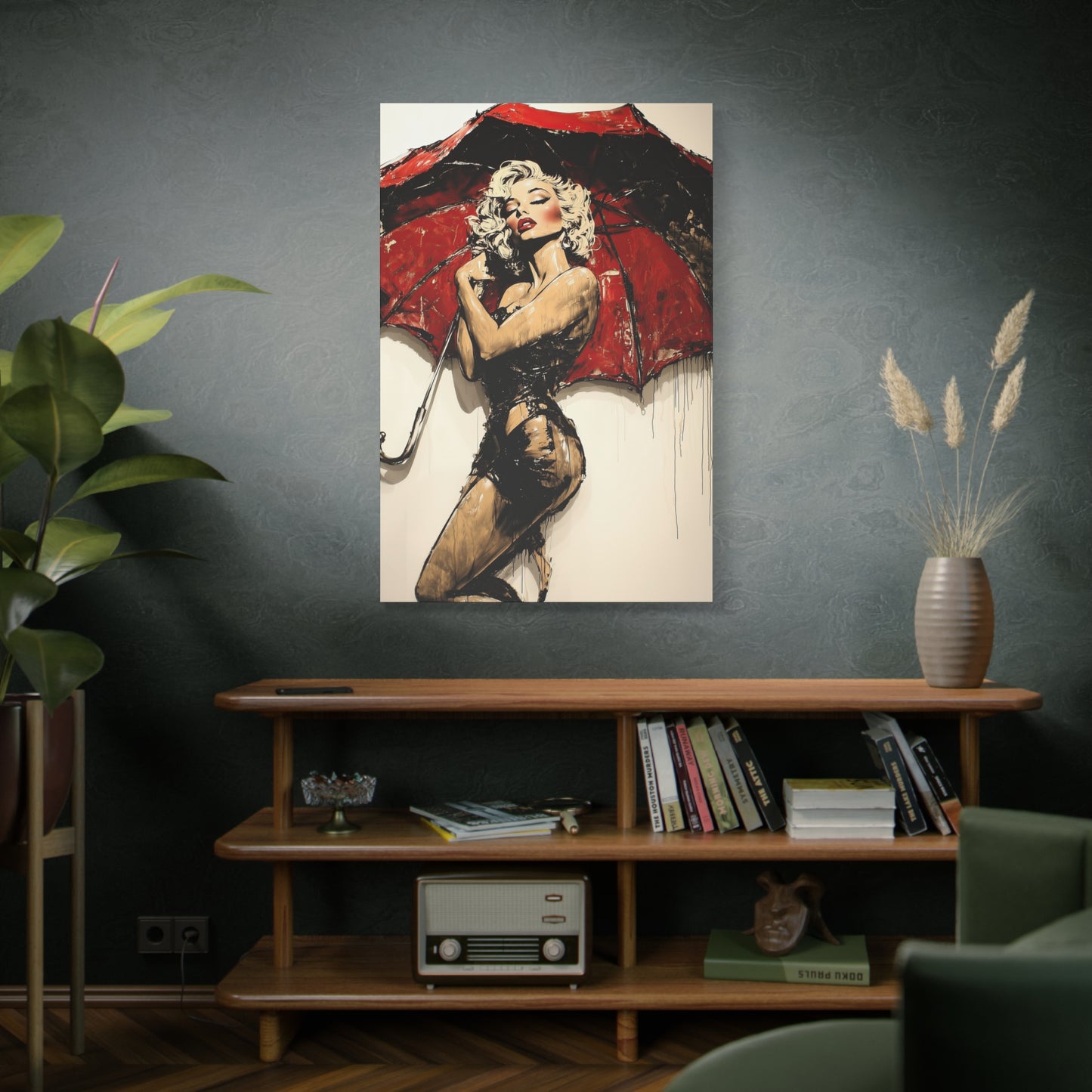 Gallery Wrapped Canvas, Guilt and Grit Adult Art Canvas, Erotic Pinup Art Canvas – Vesper