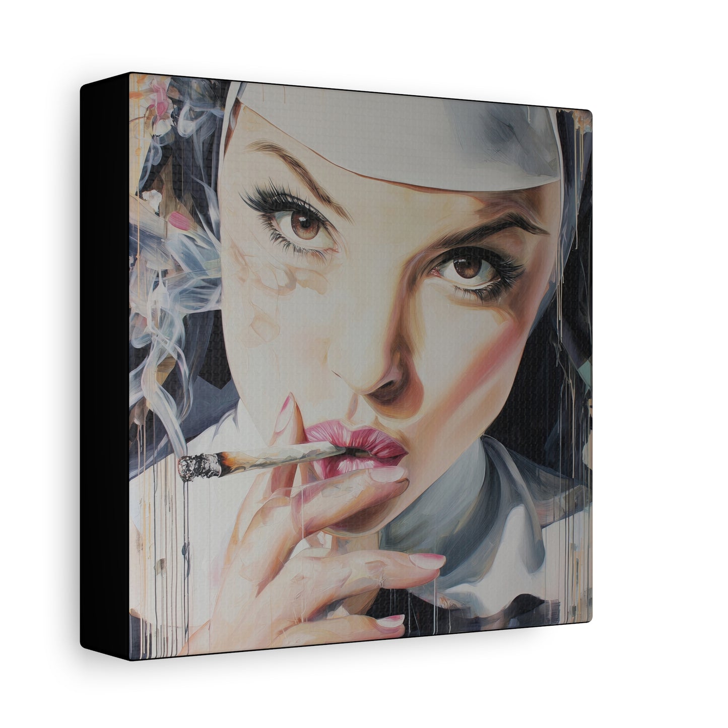 Gallery Wrapped Canvas, Habits and Heresy Art Canvas, Naughty Nuns Art Canvas – Sister Magdalene