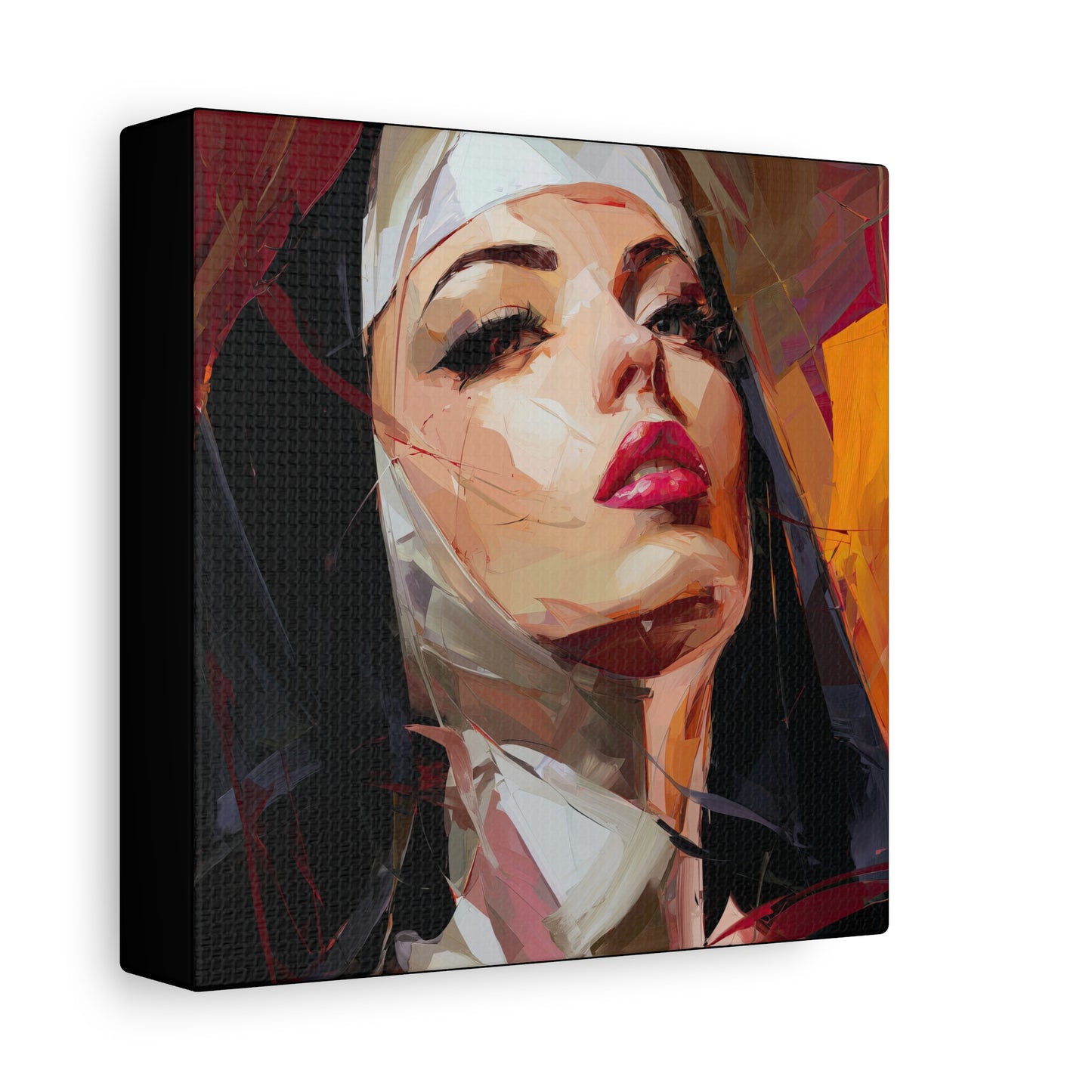 Gallery Wrapped Canvas, Habits and Heresy Art Canvas, Naughty Nuns Art Canvas – Sister Veritas