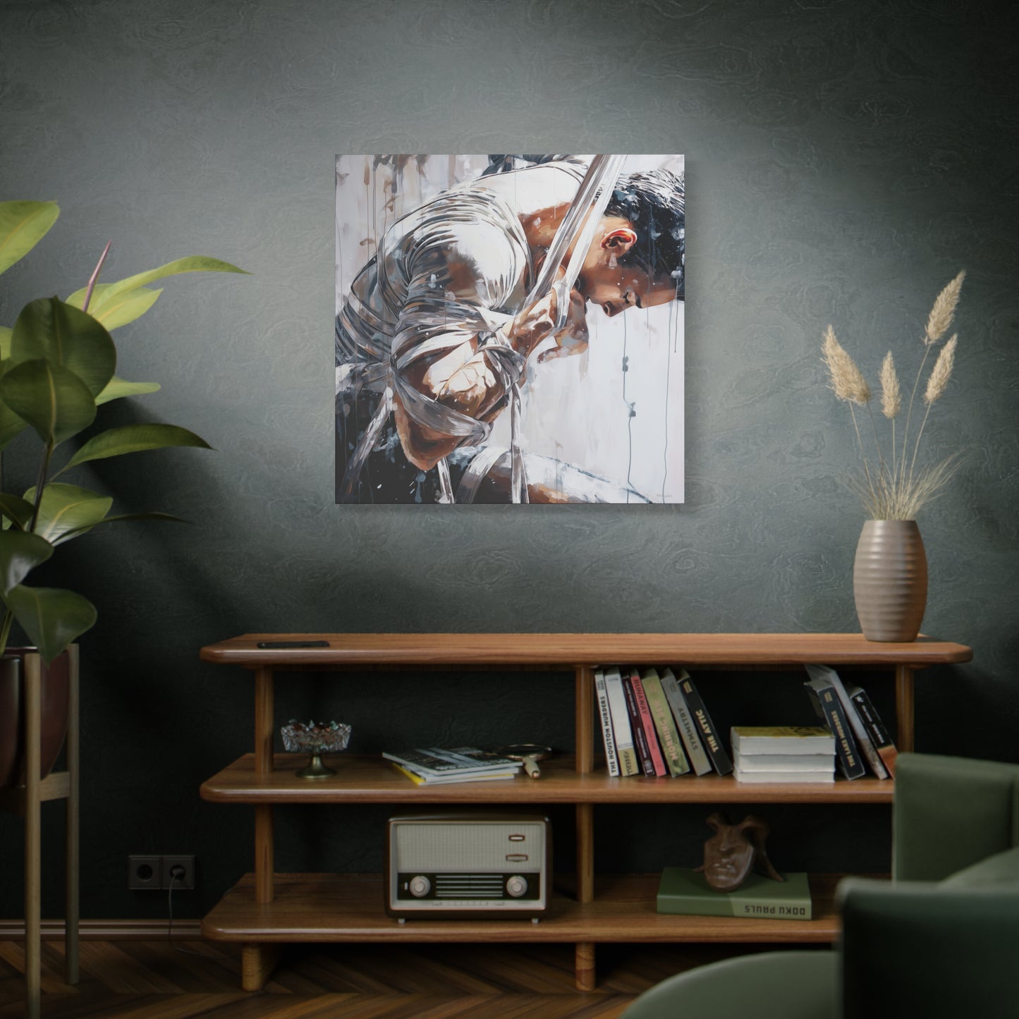Gallery Wrapped Canvas, Ropes and Reverence Art Canvas, Erotic Shibari Art Canvas – Cassian