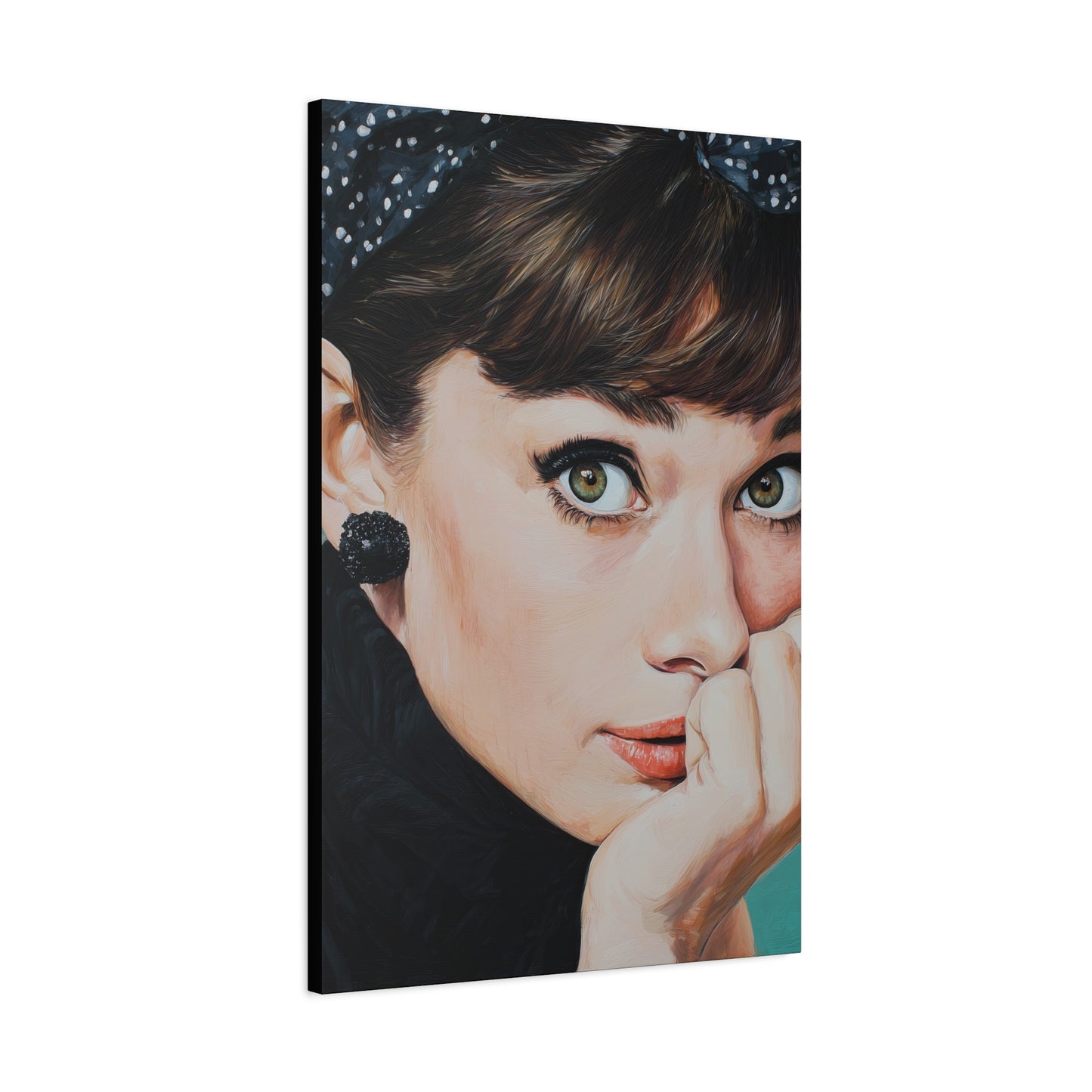 Gallery Wrapped Canvas, The Diva Project Art Canvas, Pinup Art Canvas – Audrey Hepburn - FOUR